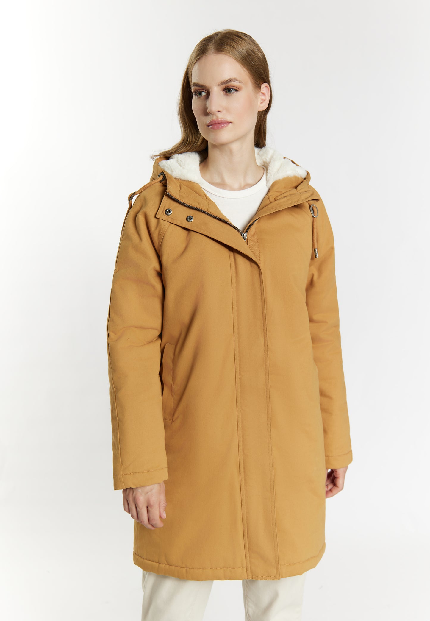 DreiMaster Vintage women's winter parka + shopping bag set
