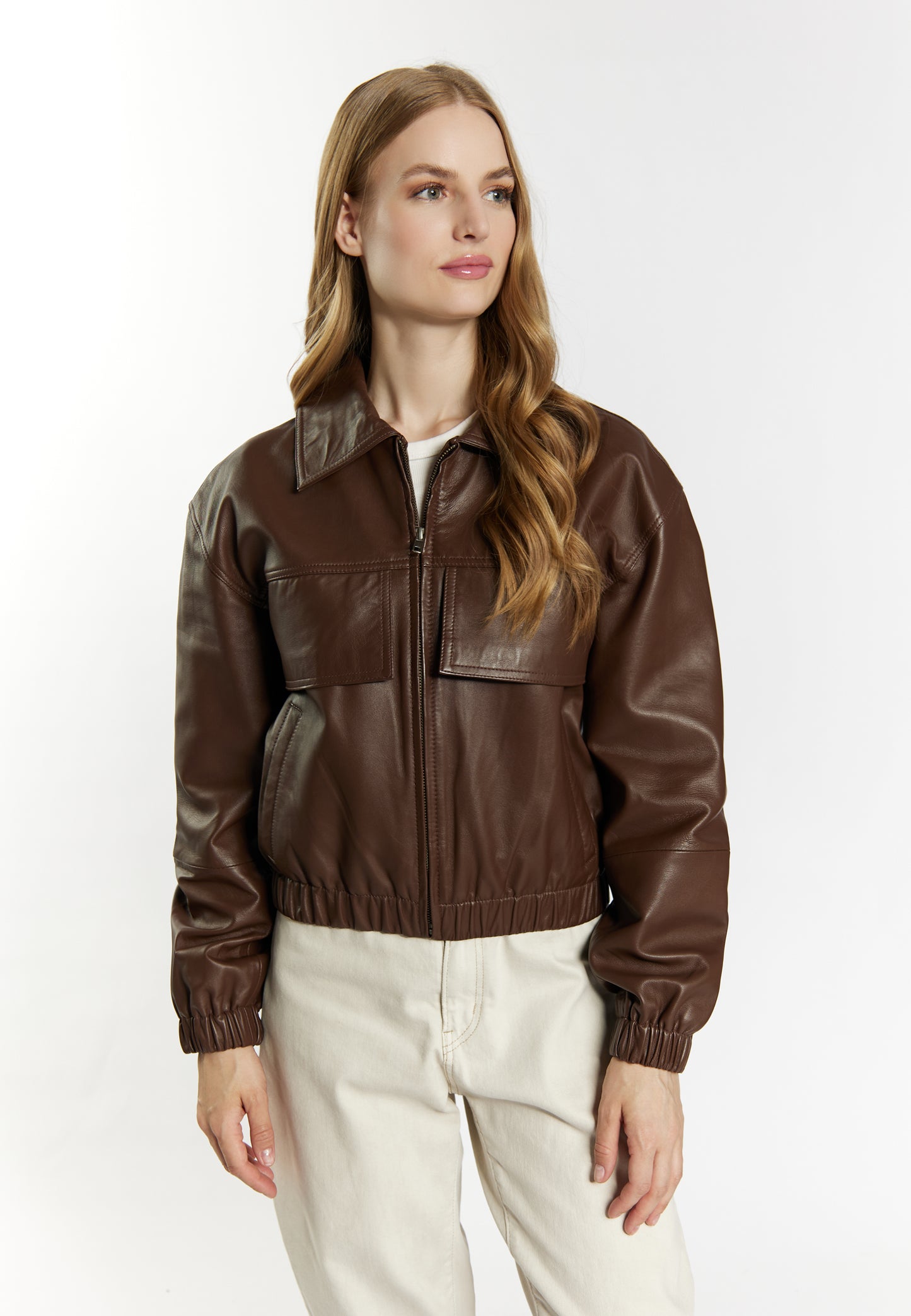 DreiMaster Vintage women's leather blouson