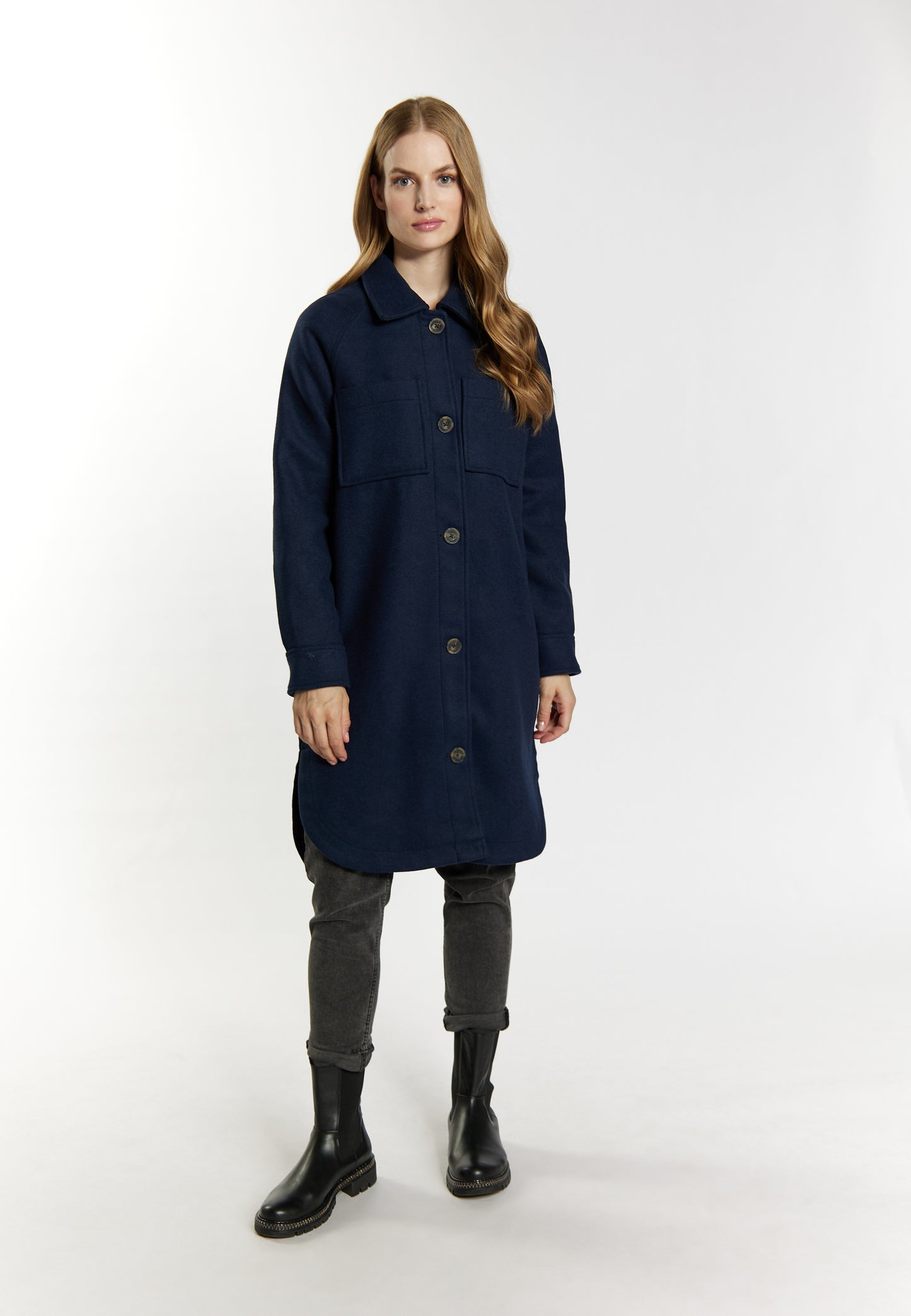 DreiMaster Vintage women's transitional jacket made from a wool blend
