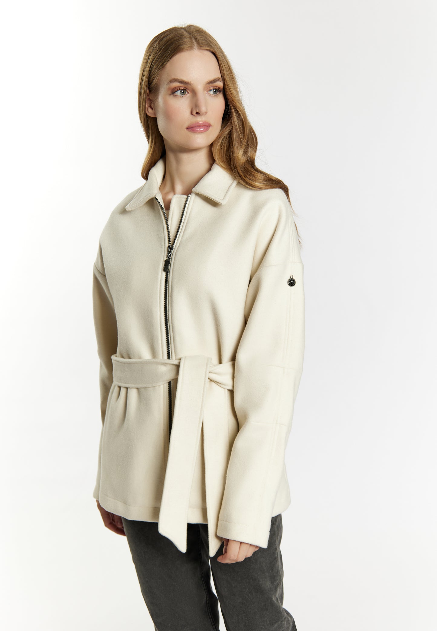 DreiMaster Vintage women's transitional jacket made from a wool blend