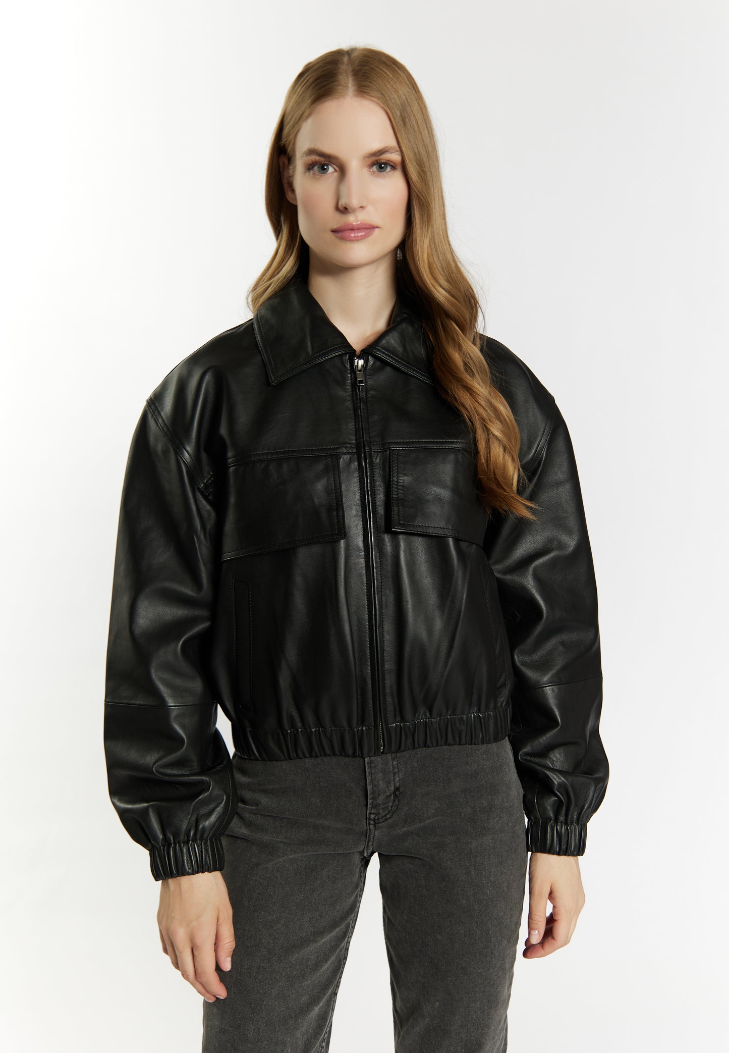 DreiMaster Vintage women's leather blouson