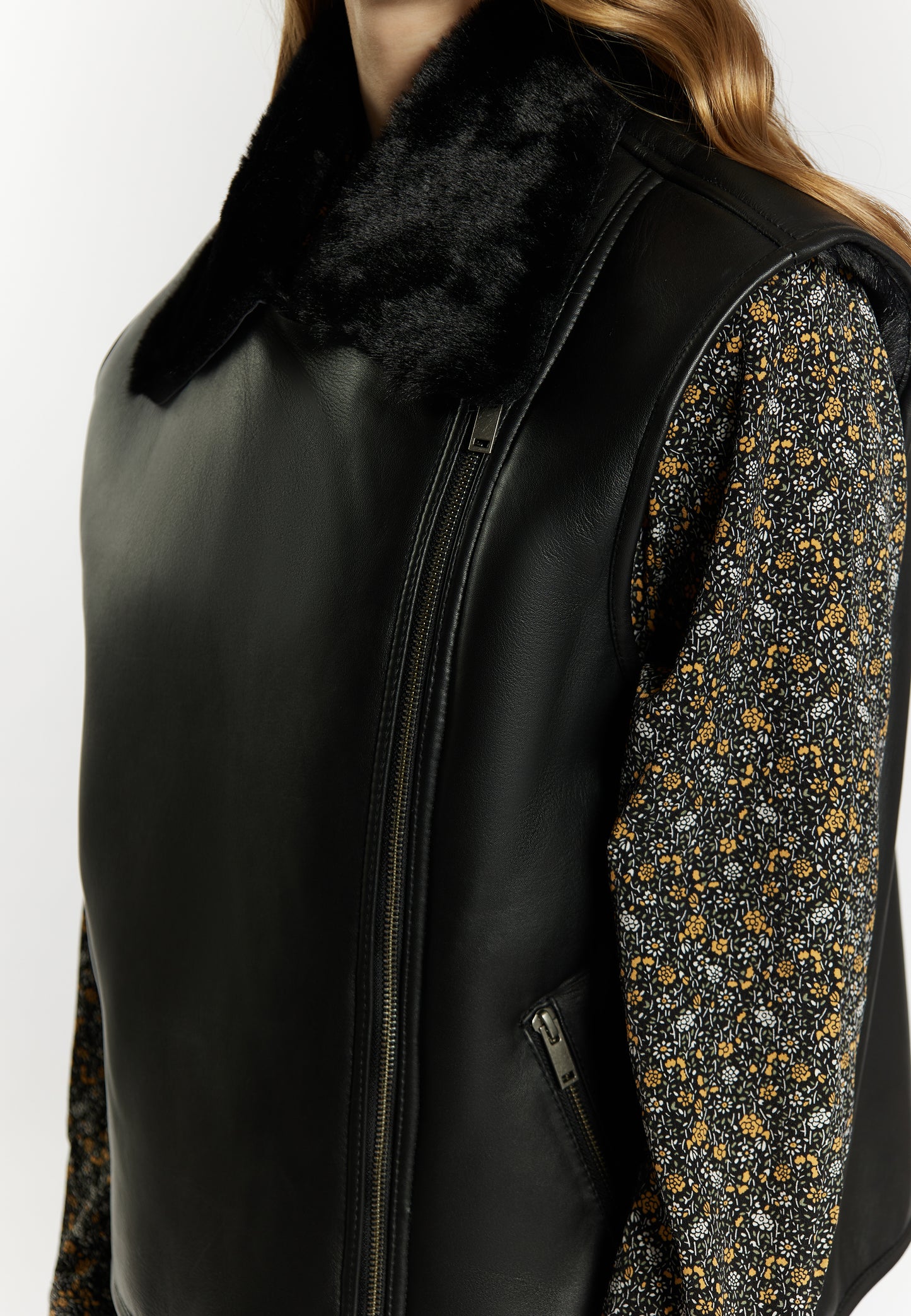 DreiMaster Vintage women's leather vest