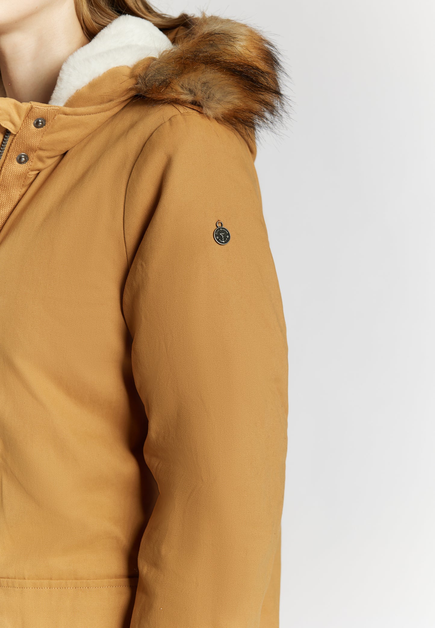 DreiMaster Vintage women's winter parka + shopping bag set