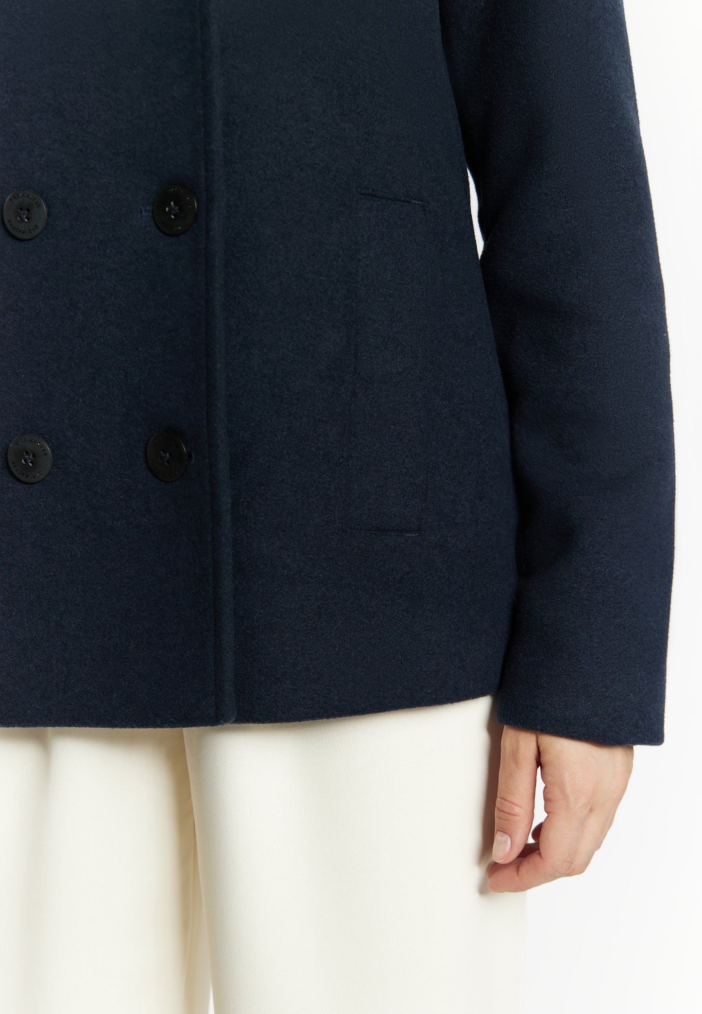 DreiMaster Klassik women's wool blend Pea coat