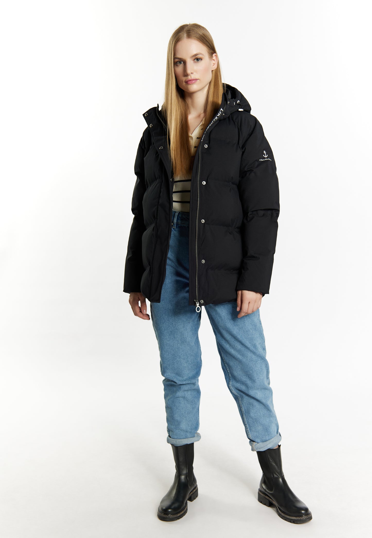 DreiMaster Maritim women's anorak + shopping bag set