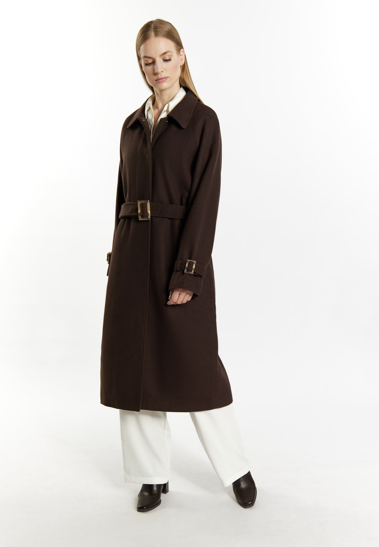 DreiMaster Klassik women's transitional coat made of wool blend