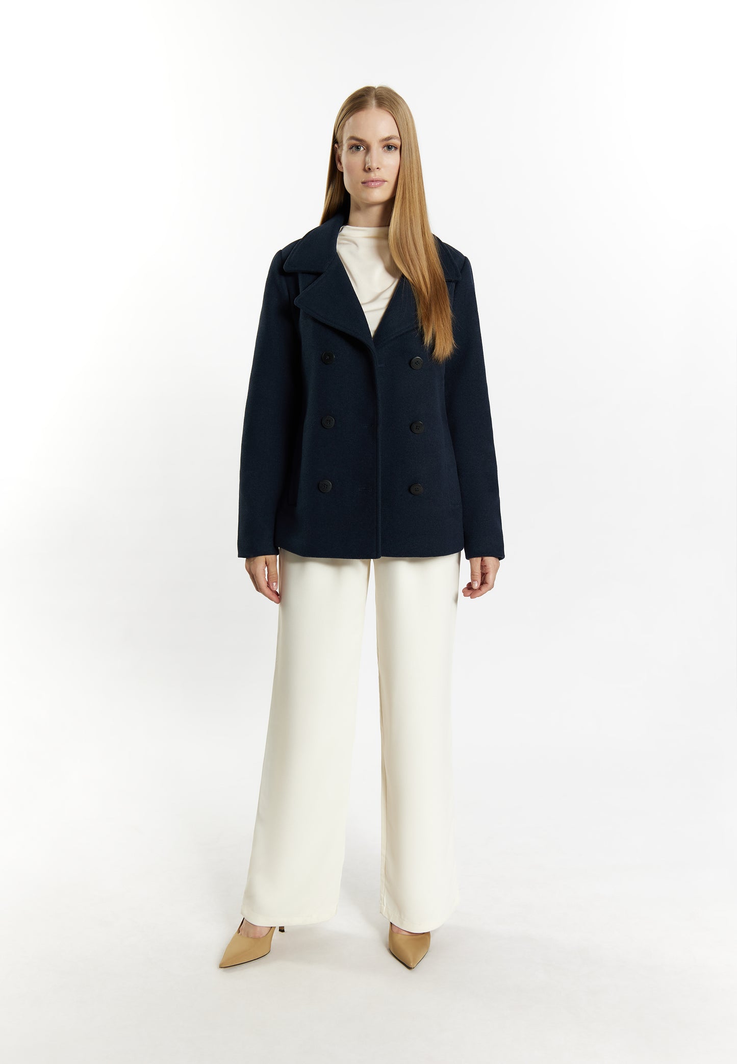 DreiMaster Klassik women's wool blend Pea coat