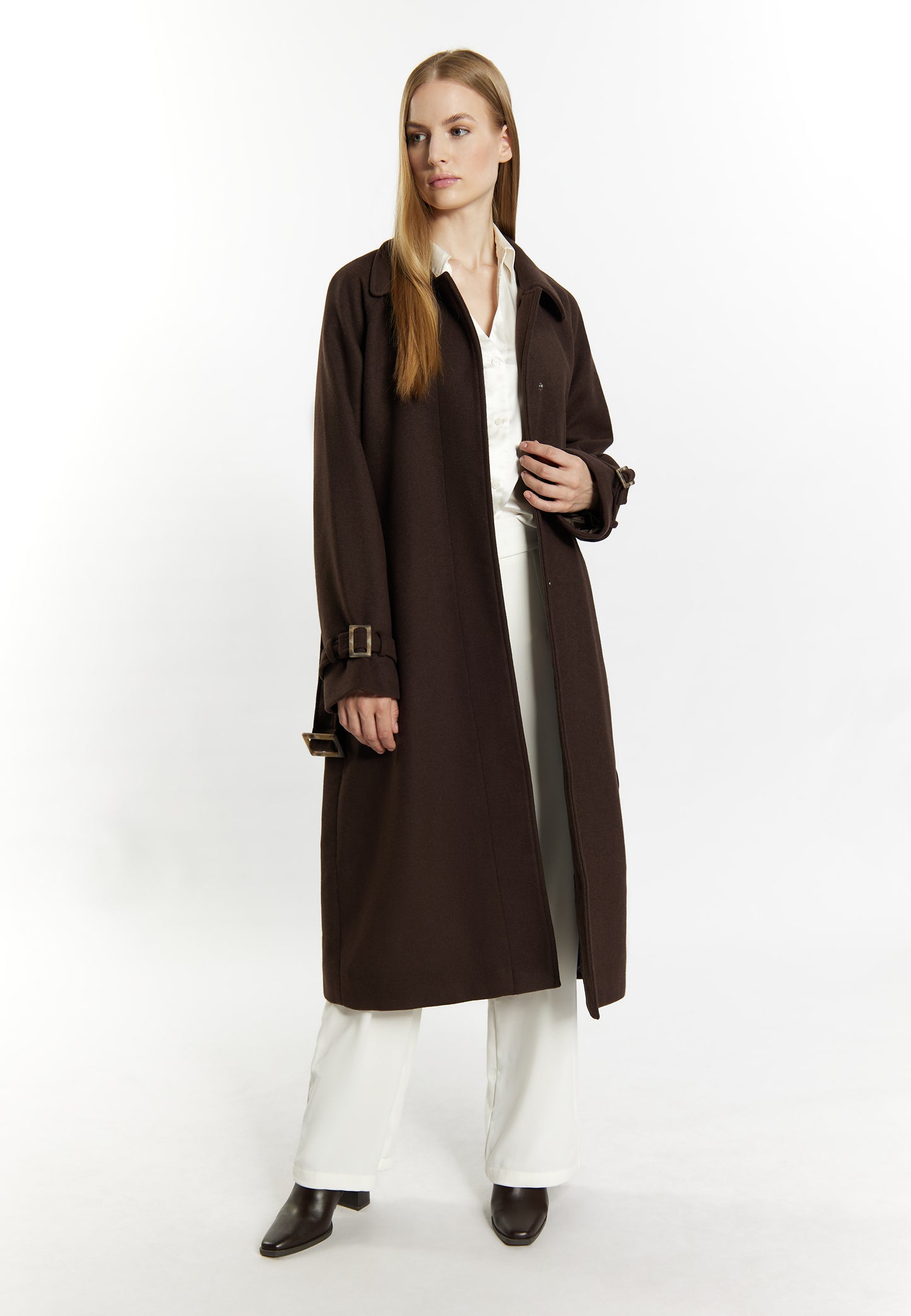 DreiMaster Klassik women's transitional coat made of wool blend