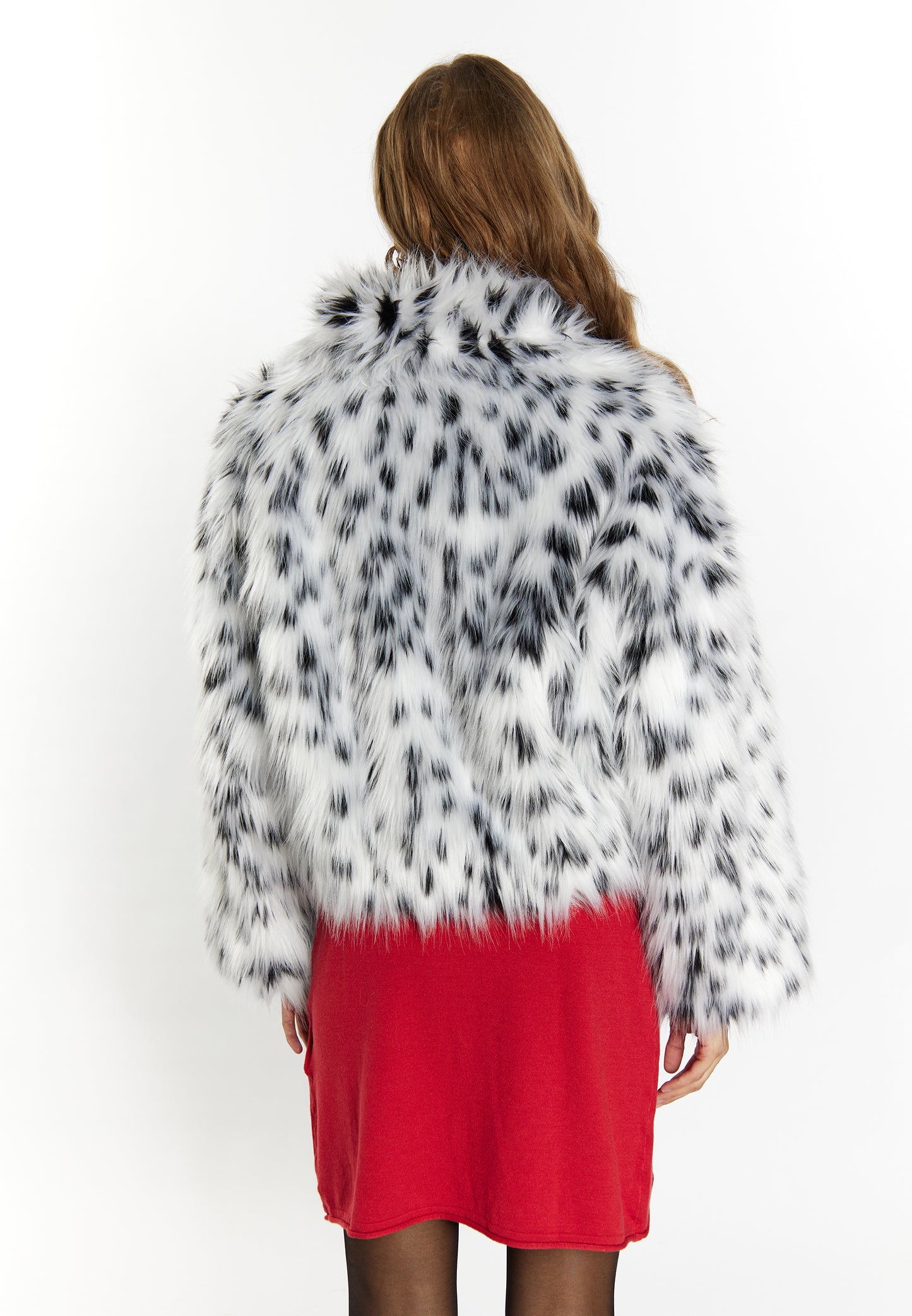 faina women's faux fur blouson