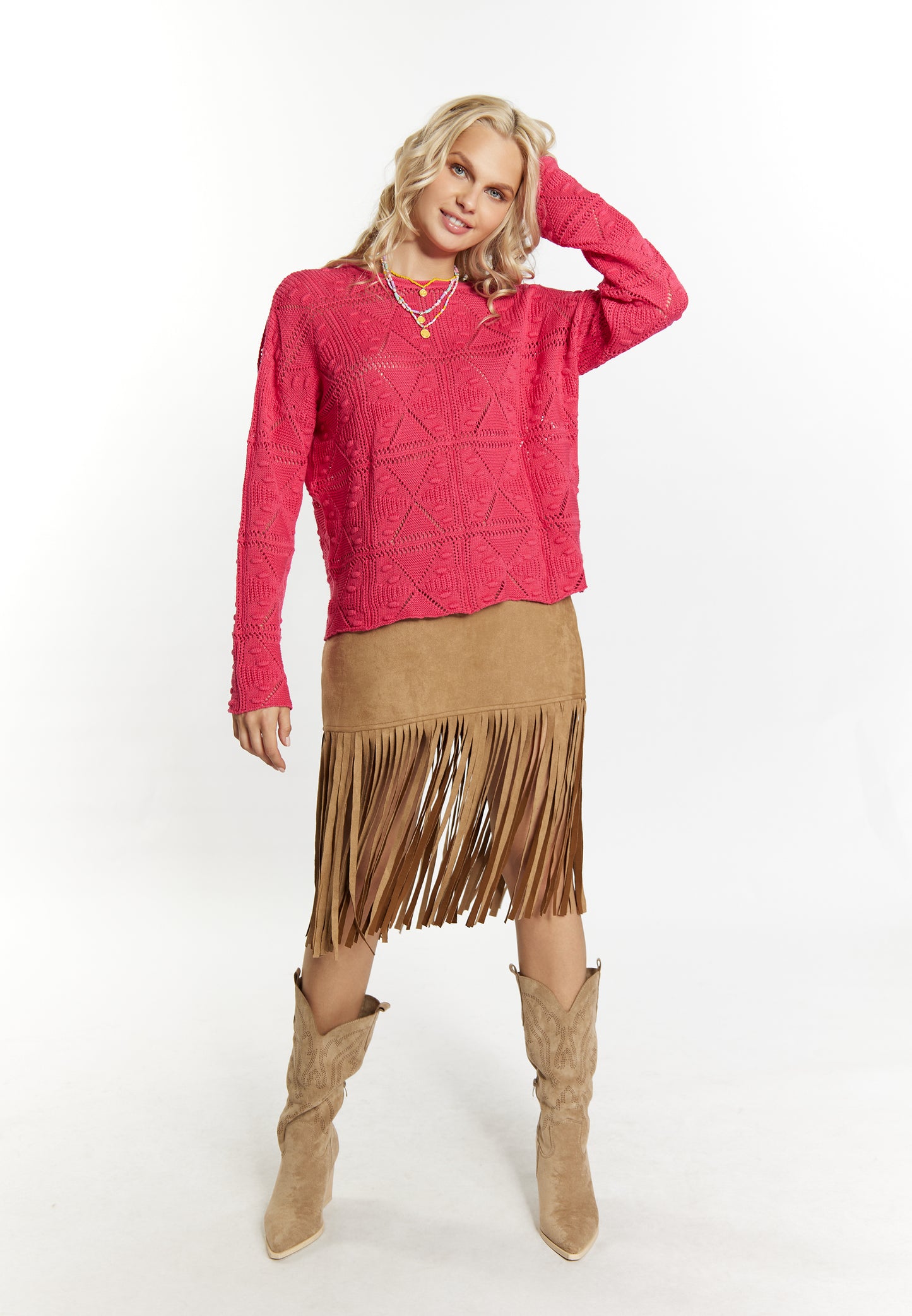 IZIA damski sweter dzianinowy