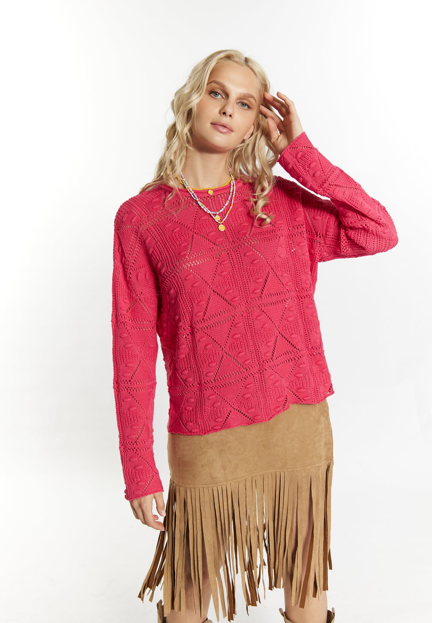 IZIA damski sweter dzianinowy