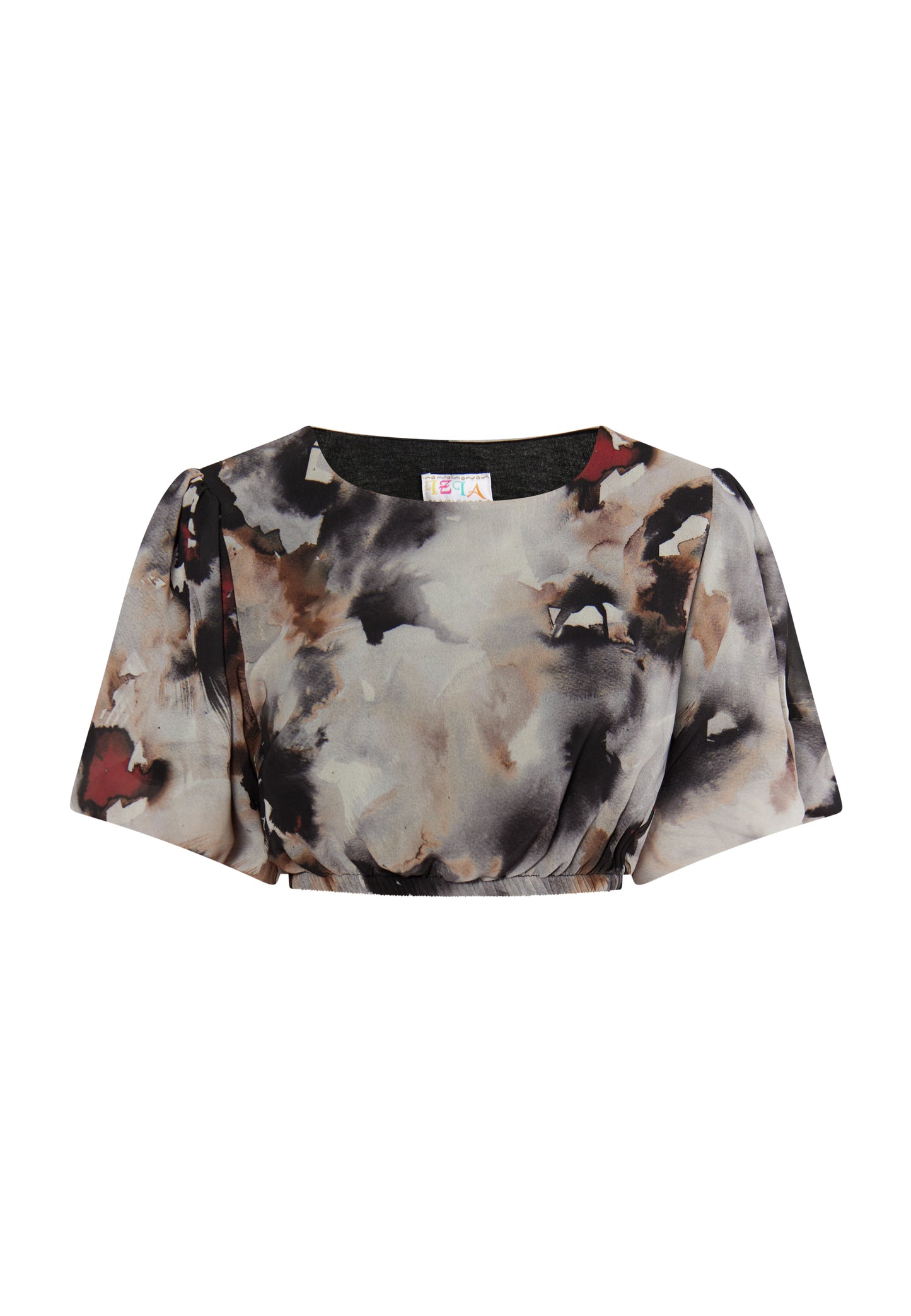 IZIA women's blouse with a tie dye pattern