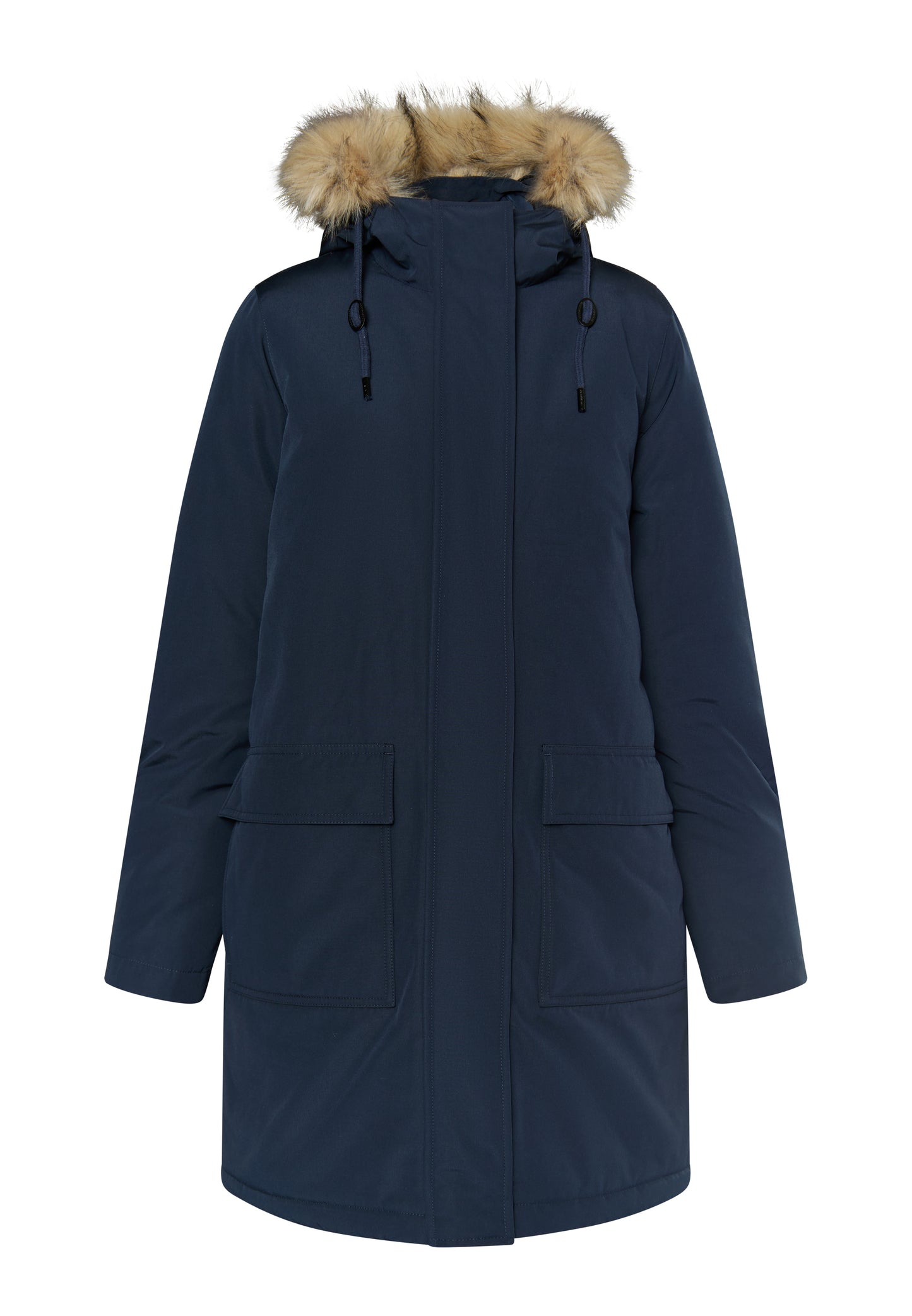 DreiMaster Klassik women's winter parka with faux fur