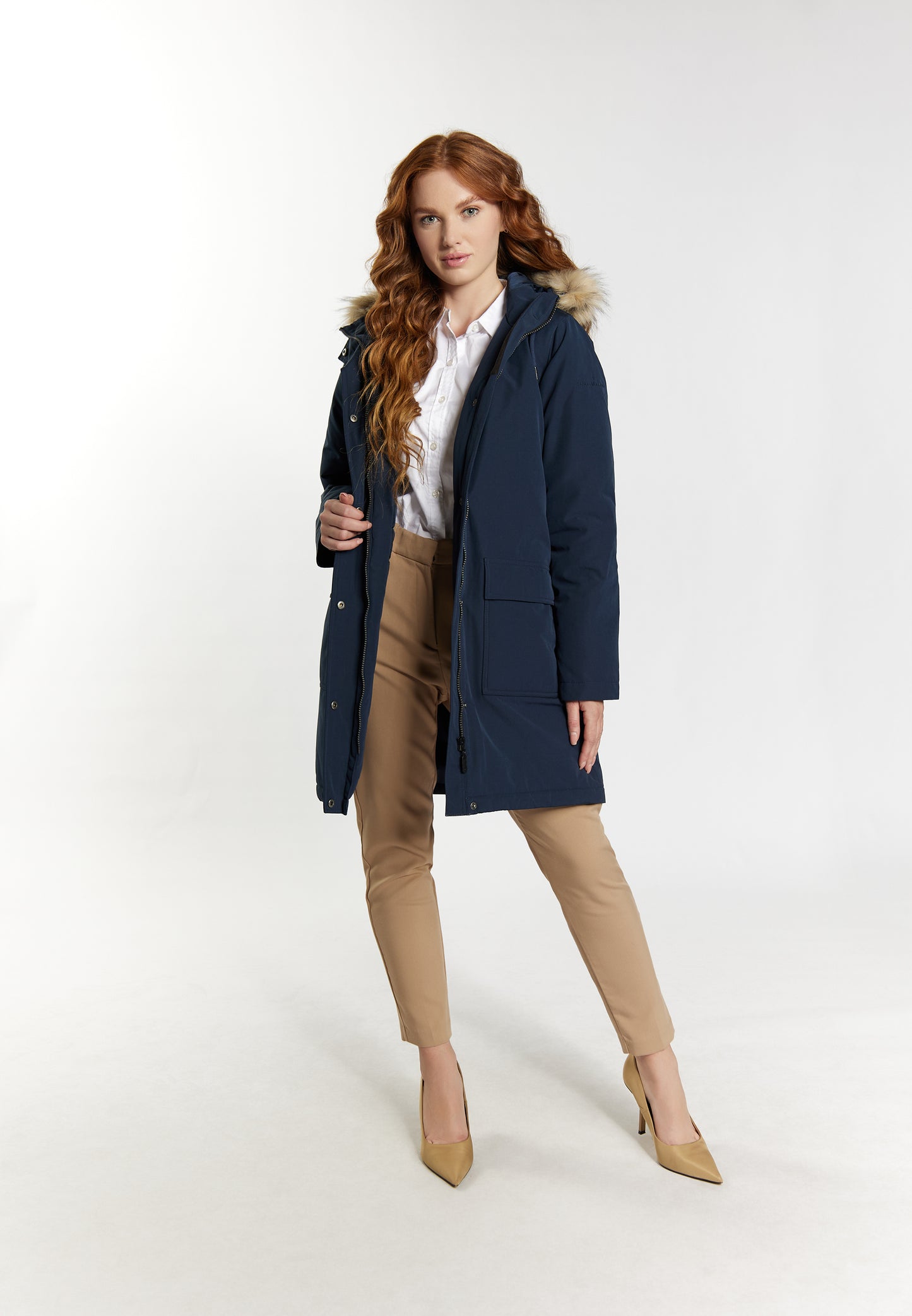 DreiMaster Klassik women's parka + shopping bag set
