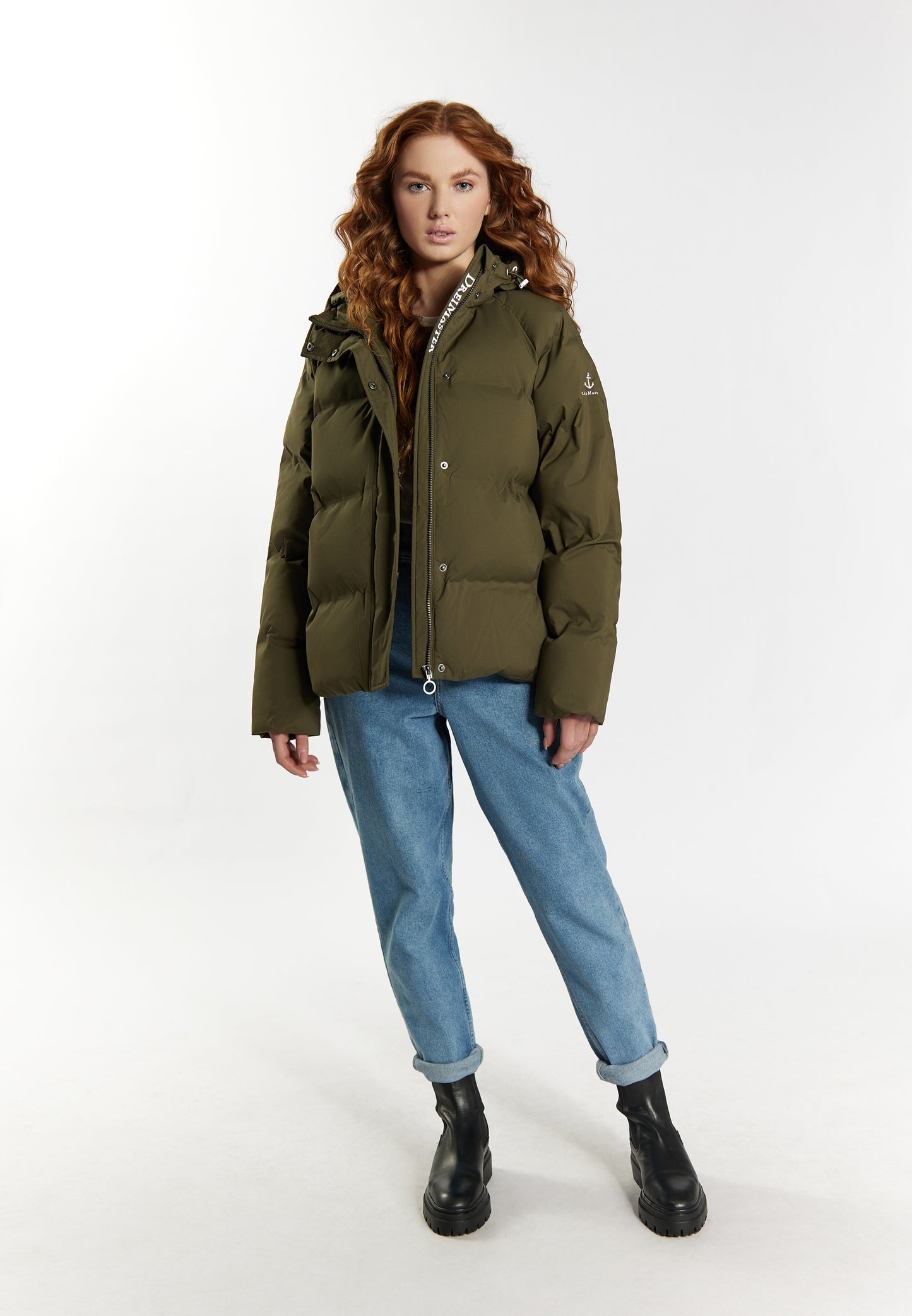 DreiMaster Maritim women's anorak + shopping bag set
