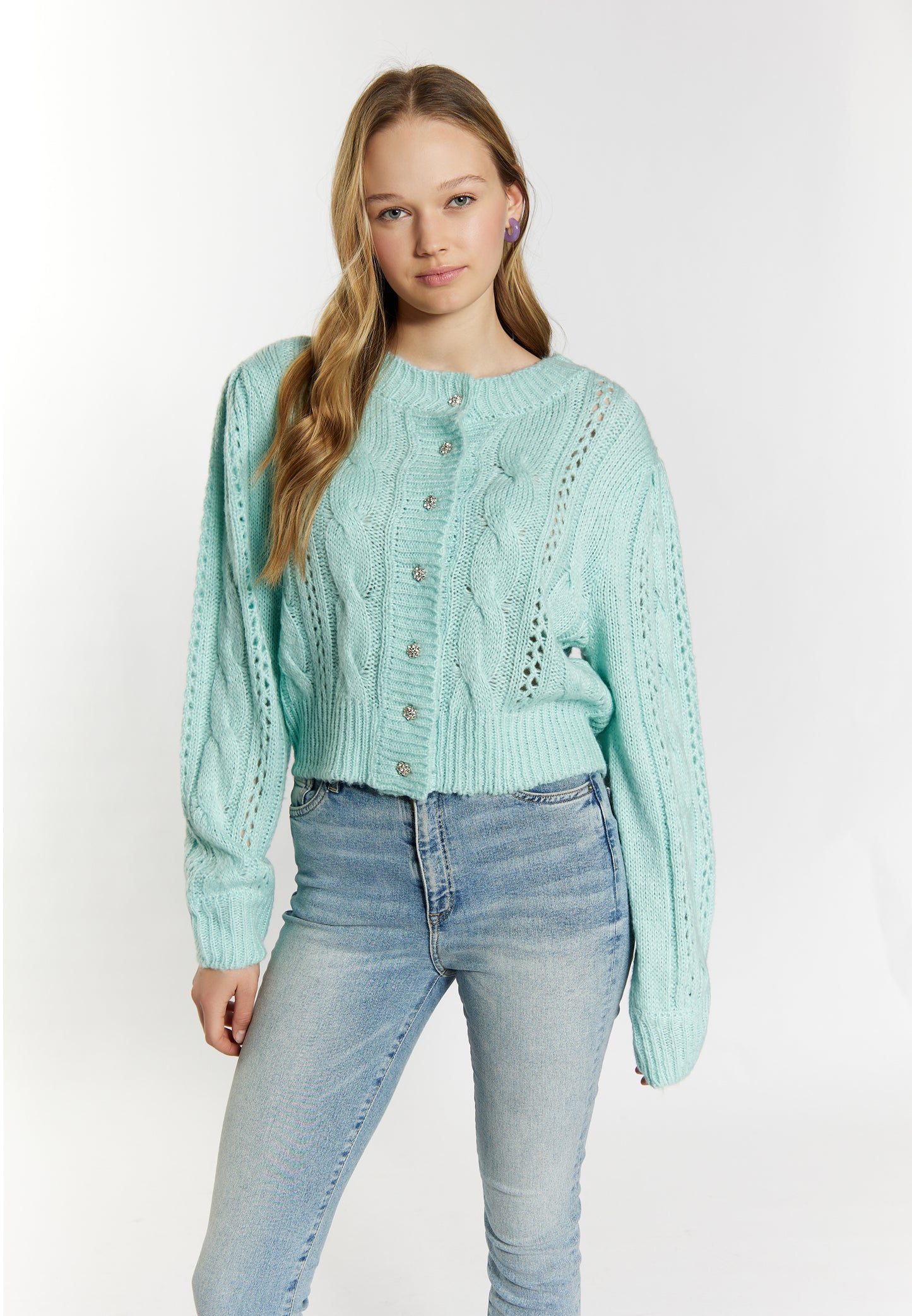 myMo women's knit cardigan