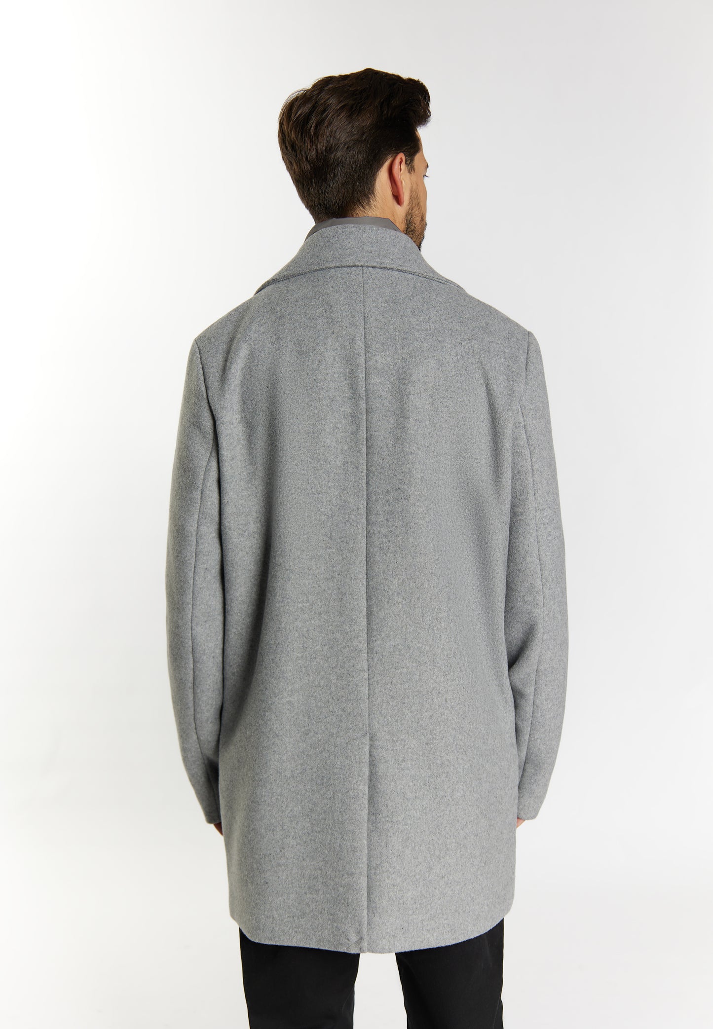 DreiMaster Klassik men's transitional coat made of wool blend