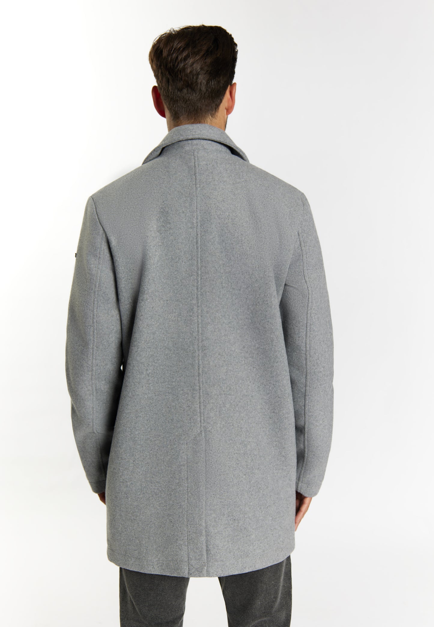 DreiMaster Vintage men's short wool blend coat