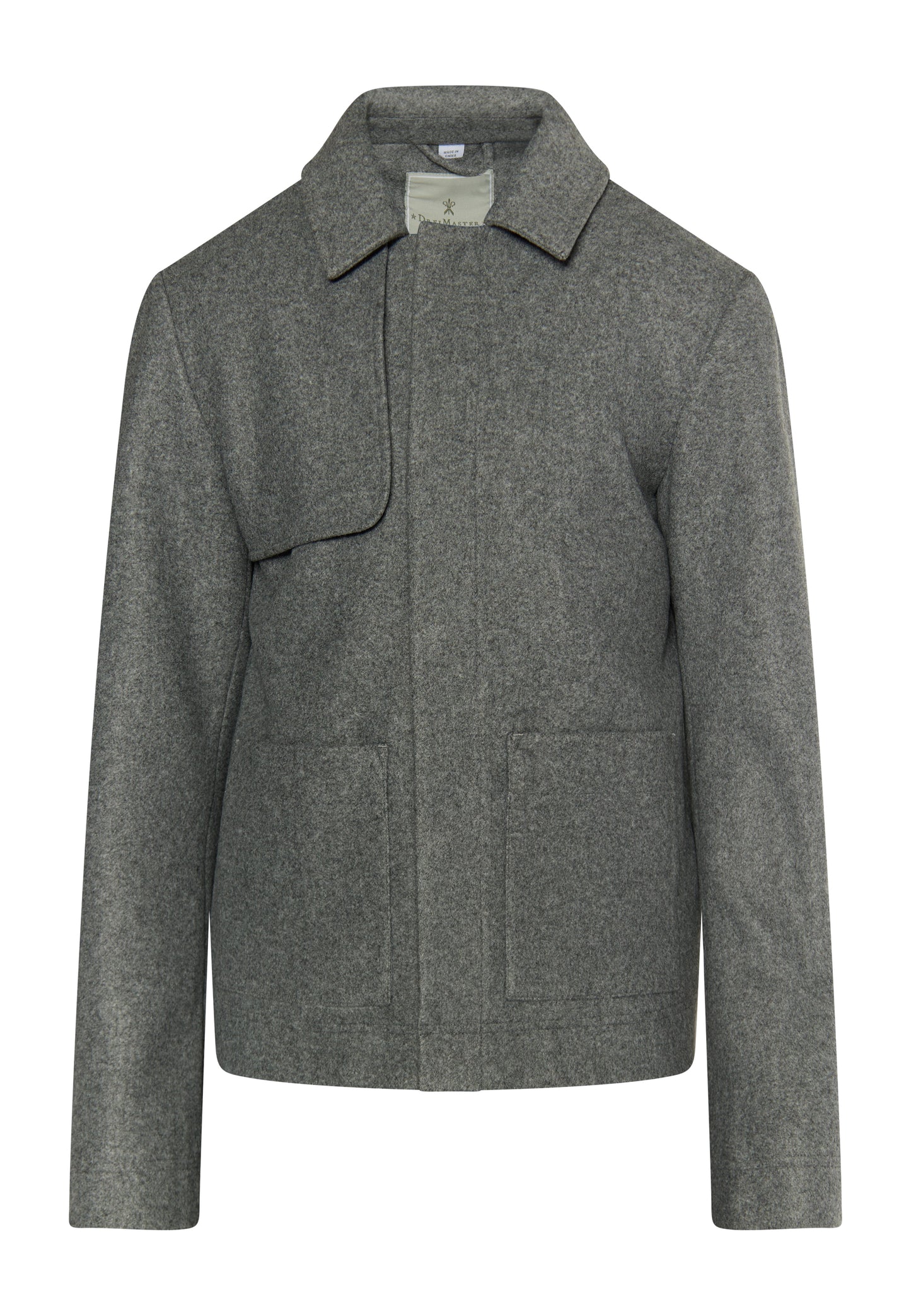 DreiMaster Klassik men's transitional jacket in a wool look