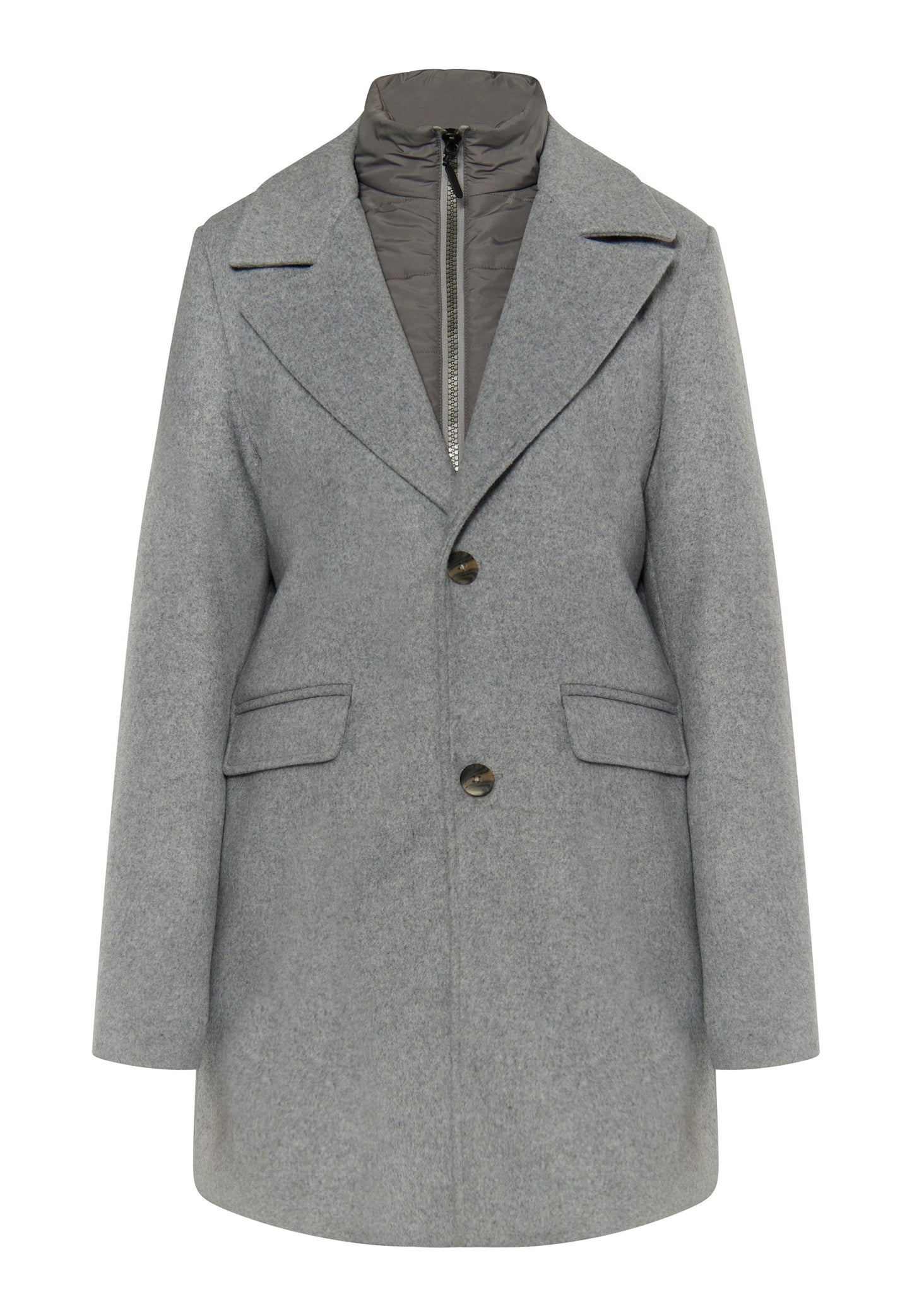 DreiMaster Klassik men's transitional coat made of wool blend