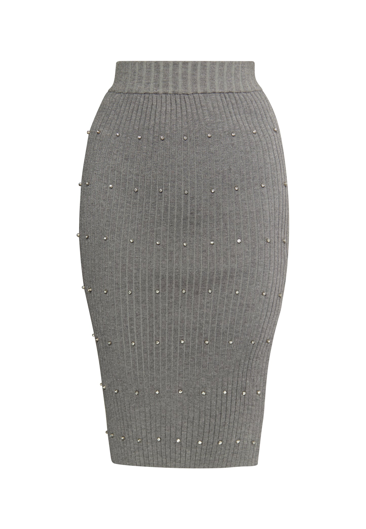 faina women's knitted skirt with rhinestones