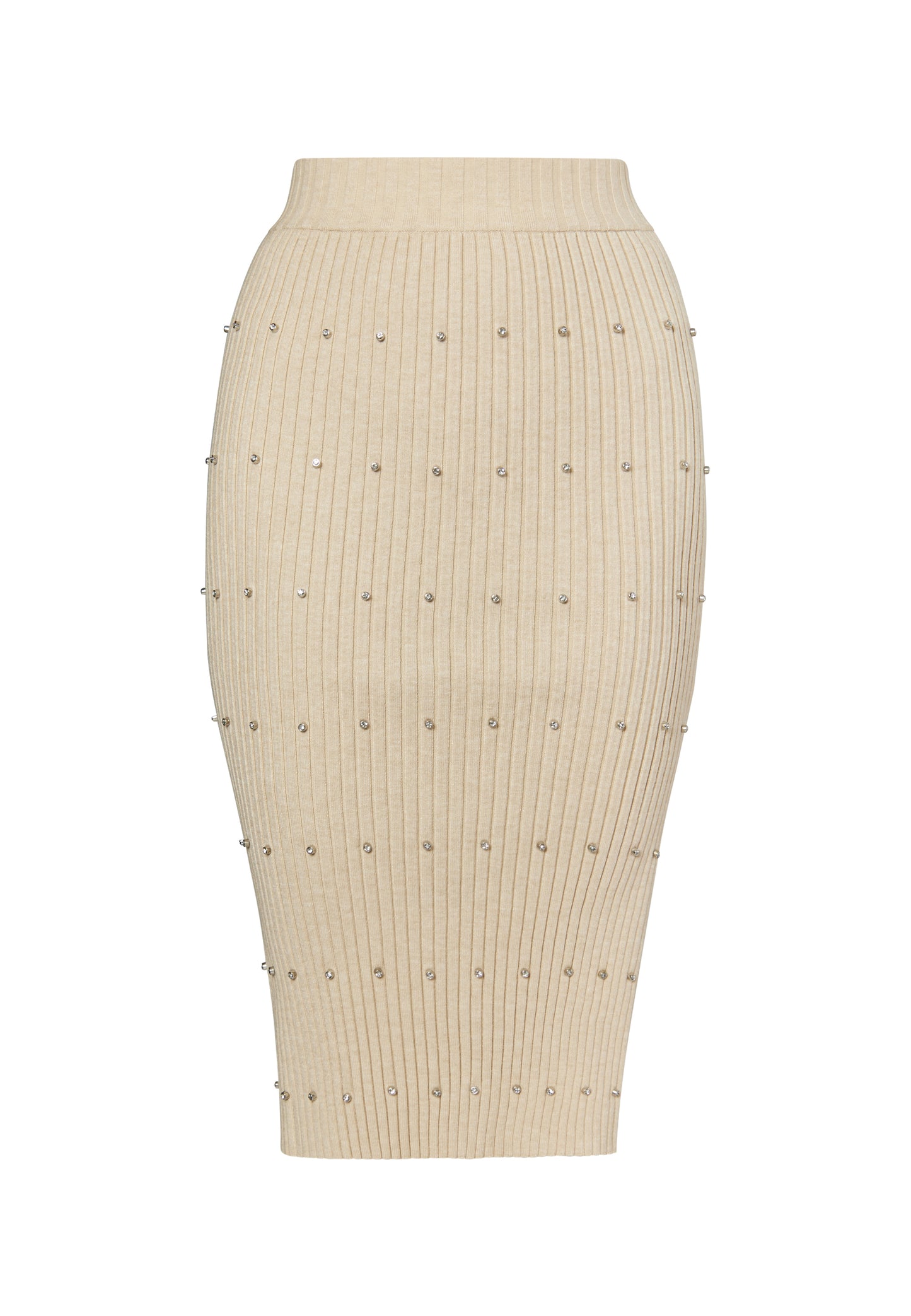 faina women's knitted skirt with rhinestones