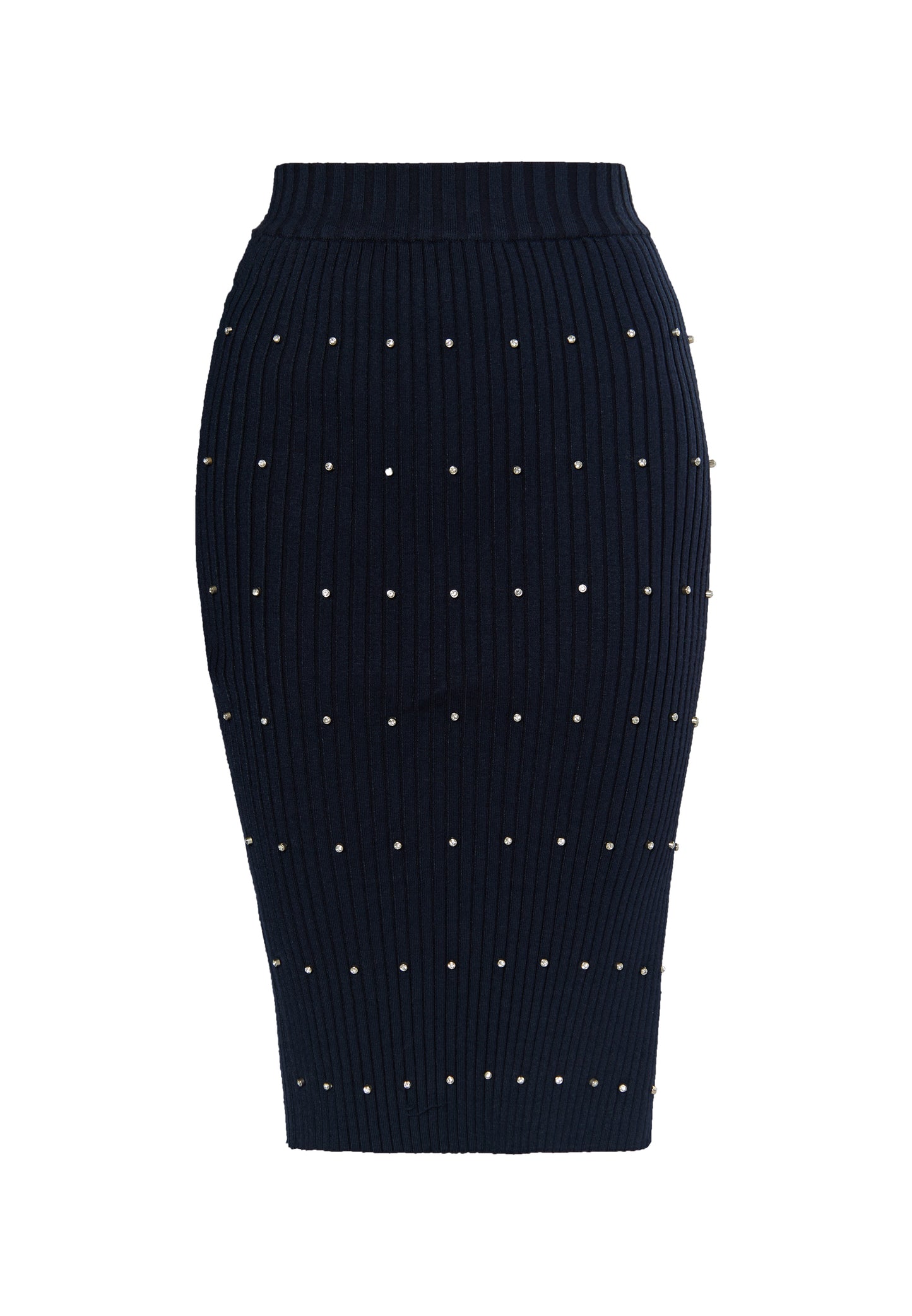 faina women's knitted skirt with rhinestones