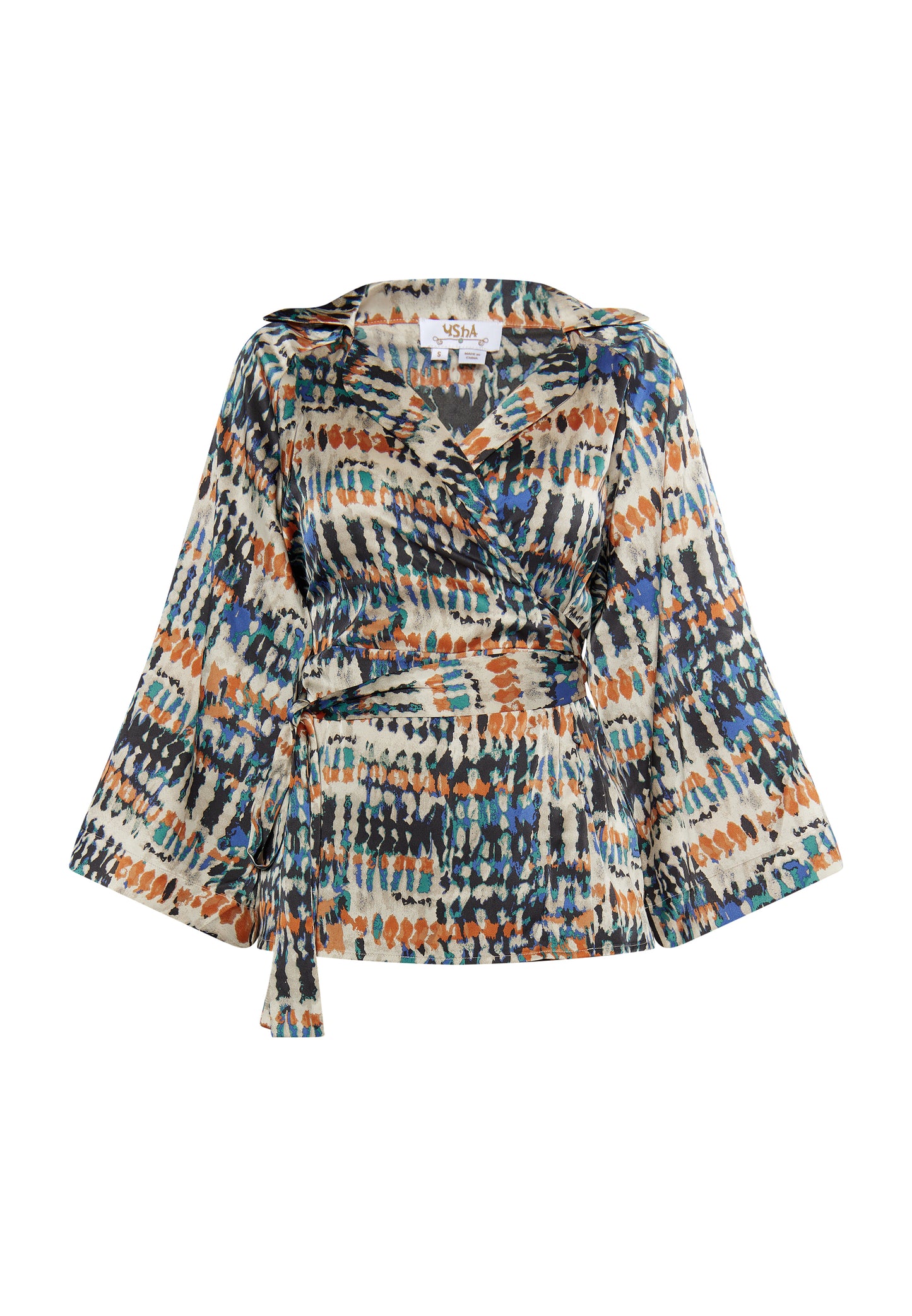 usha FESTIVAL women's wrap blouse