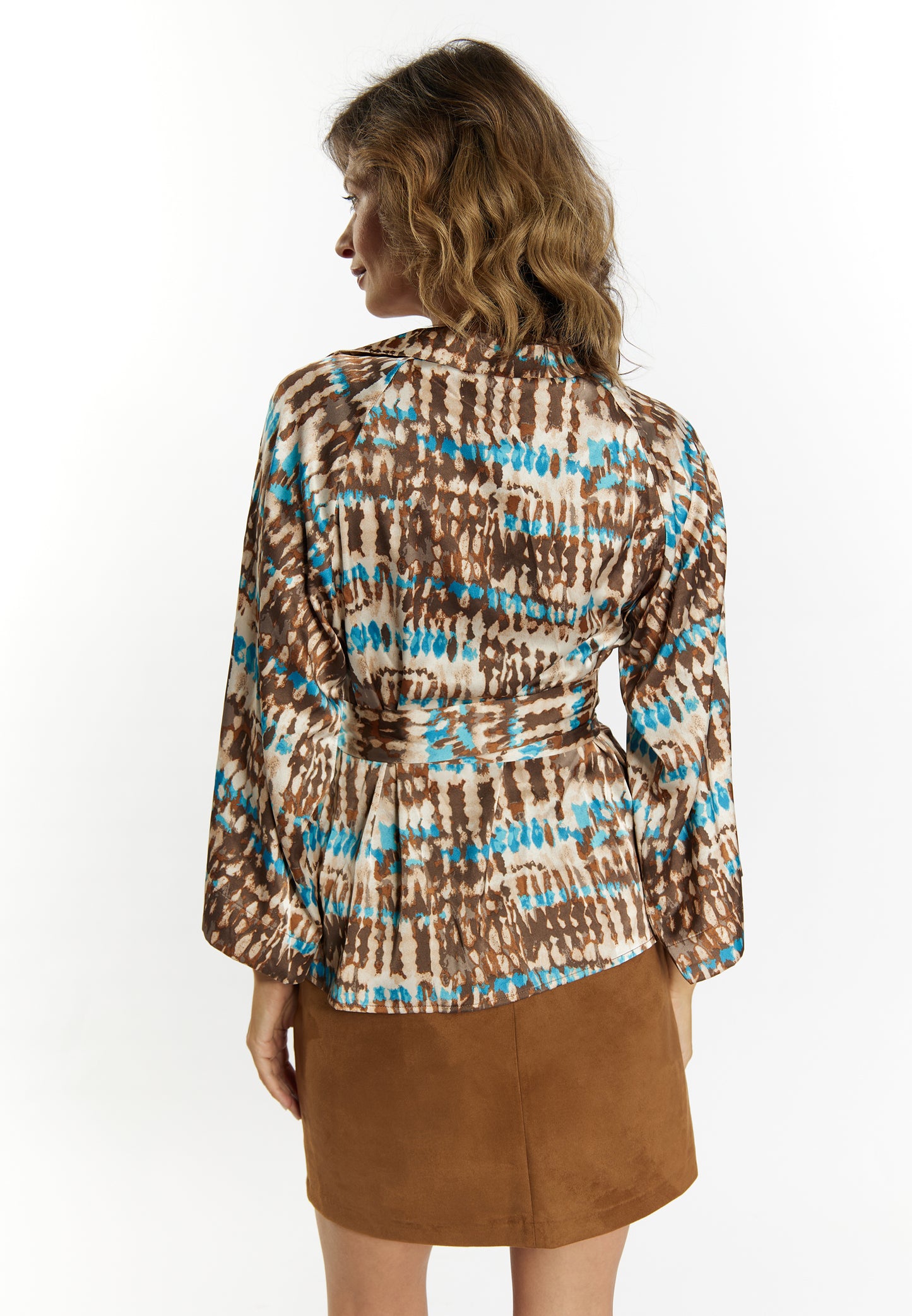 usha FESTIVAL women's wrap blouse