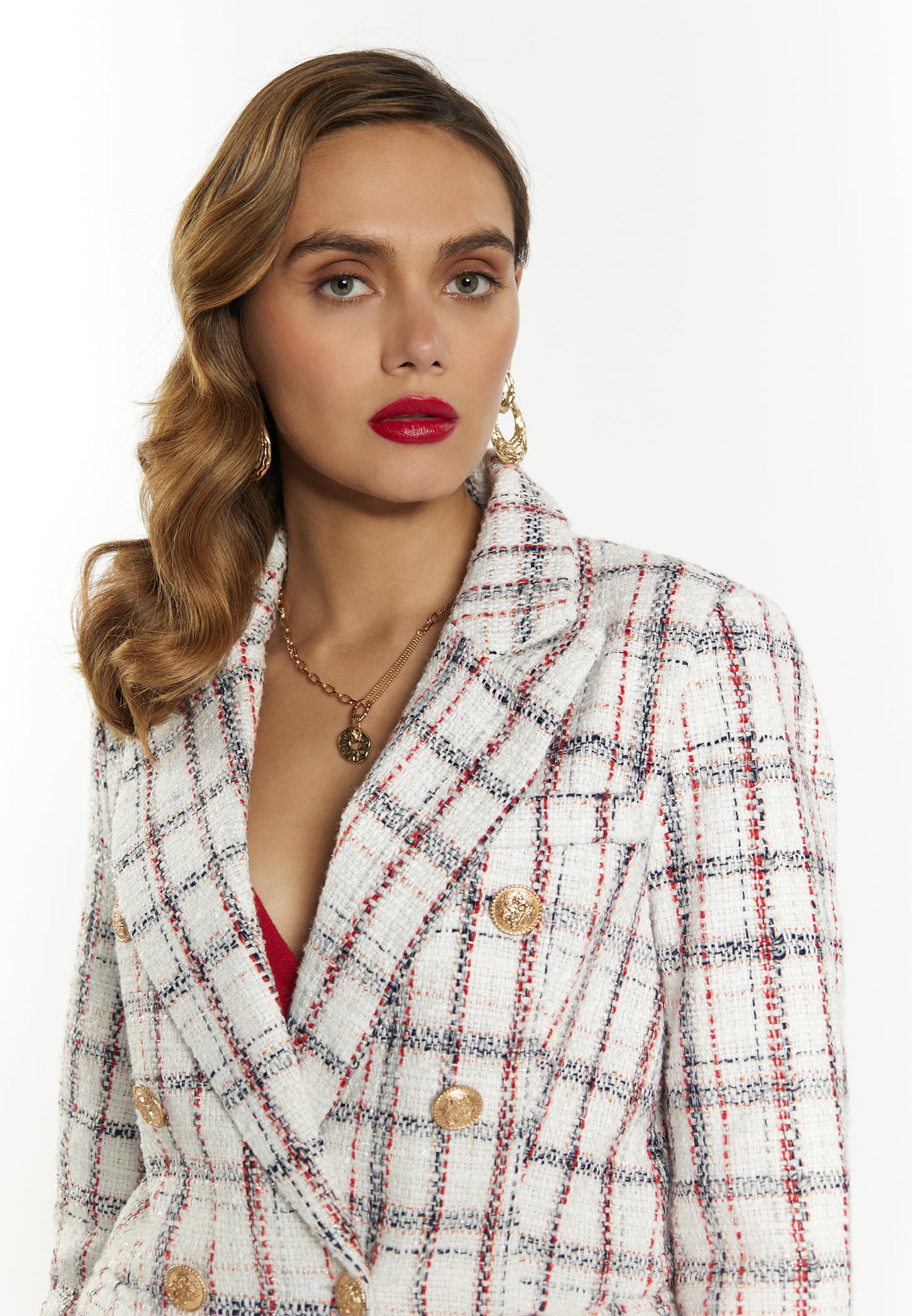 faina women's boucle blazer