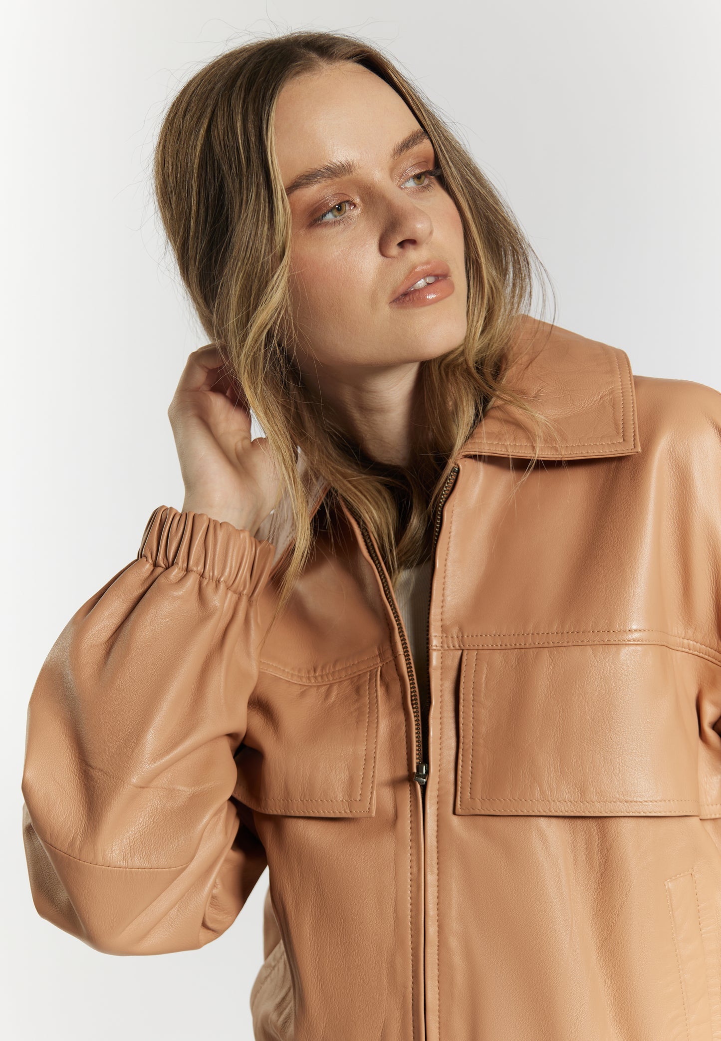 DreiMaster Vintage women's leather blouson