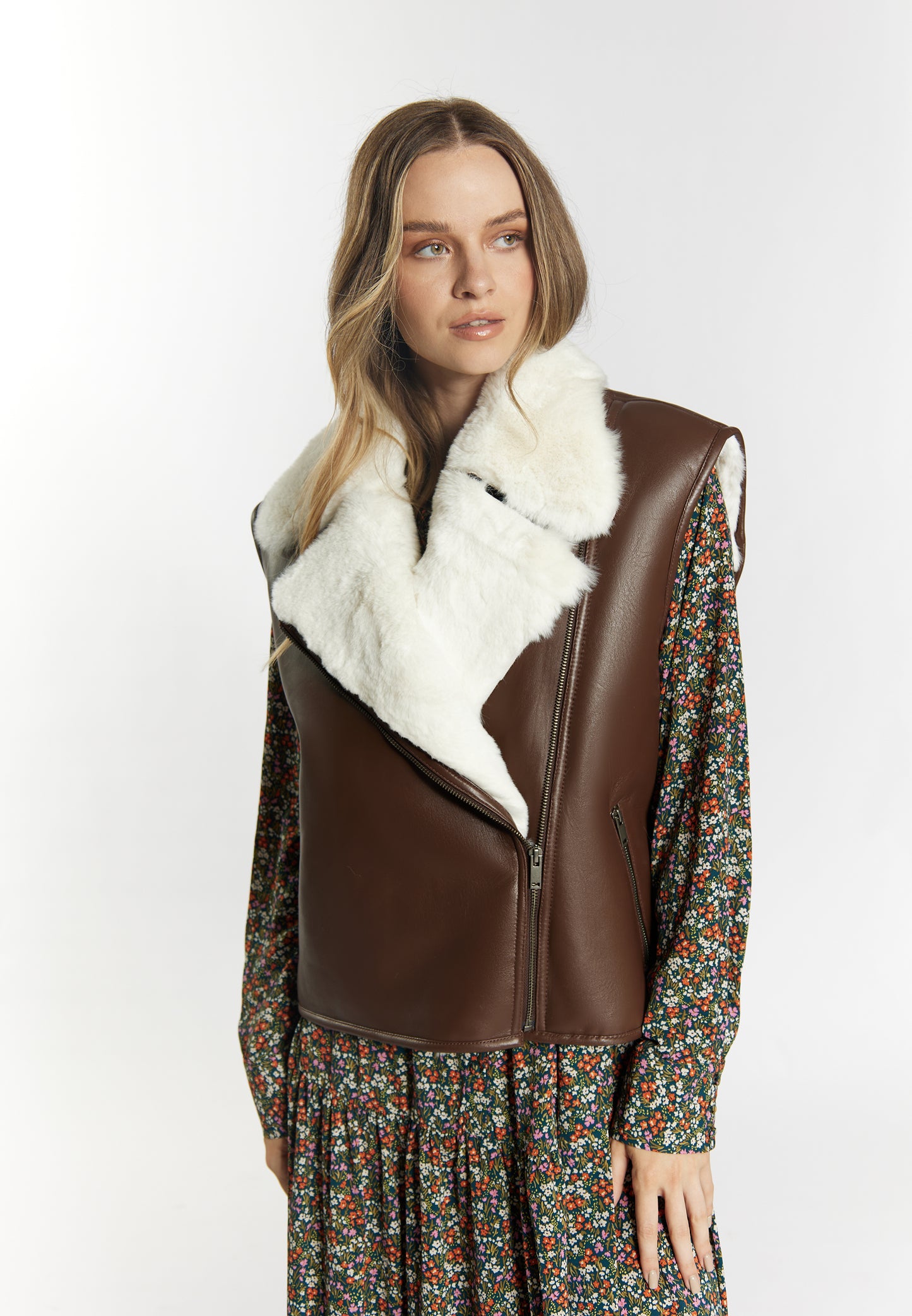 DreiMaster Vintage women's leather vest