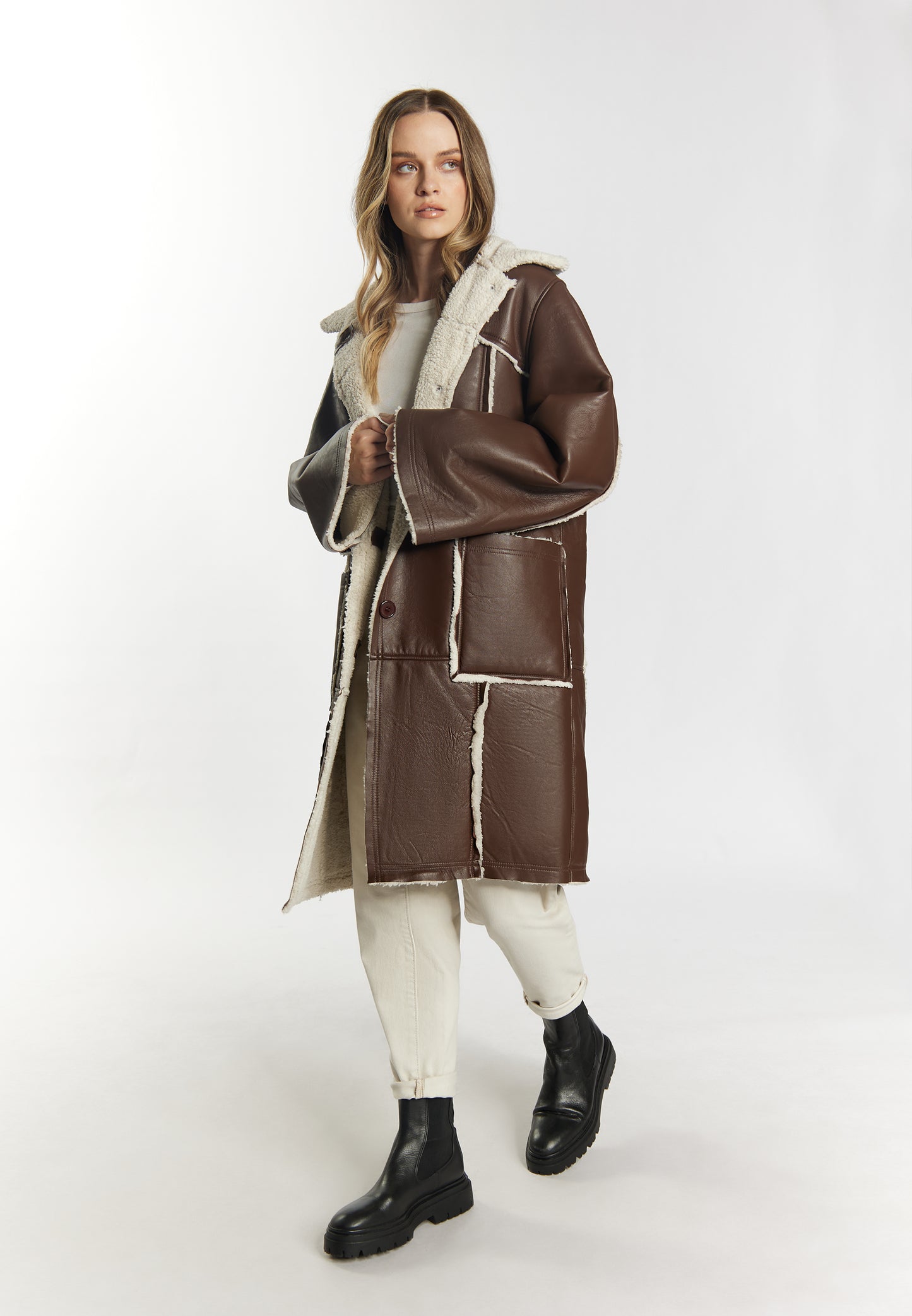 DreiMaster Vintage women's lamb Nappa coat