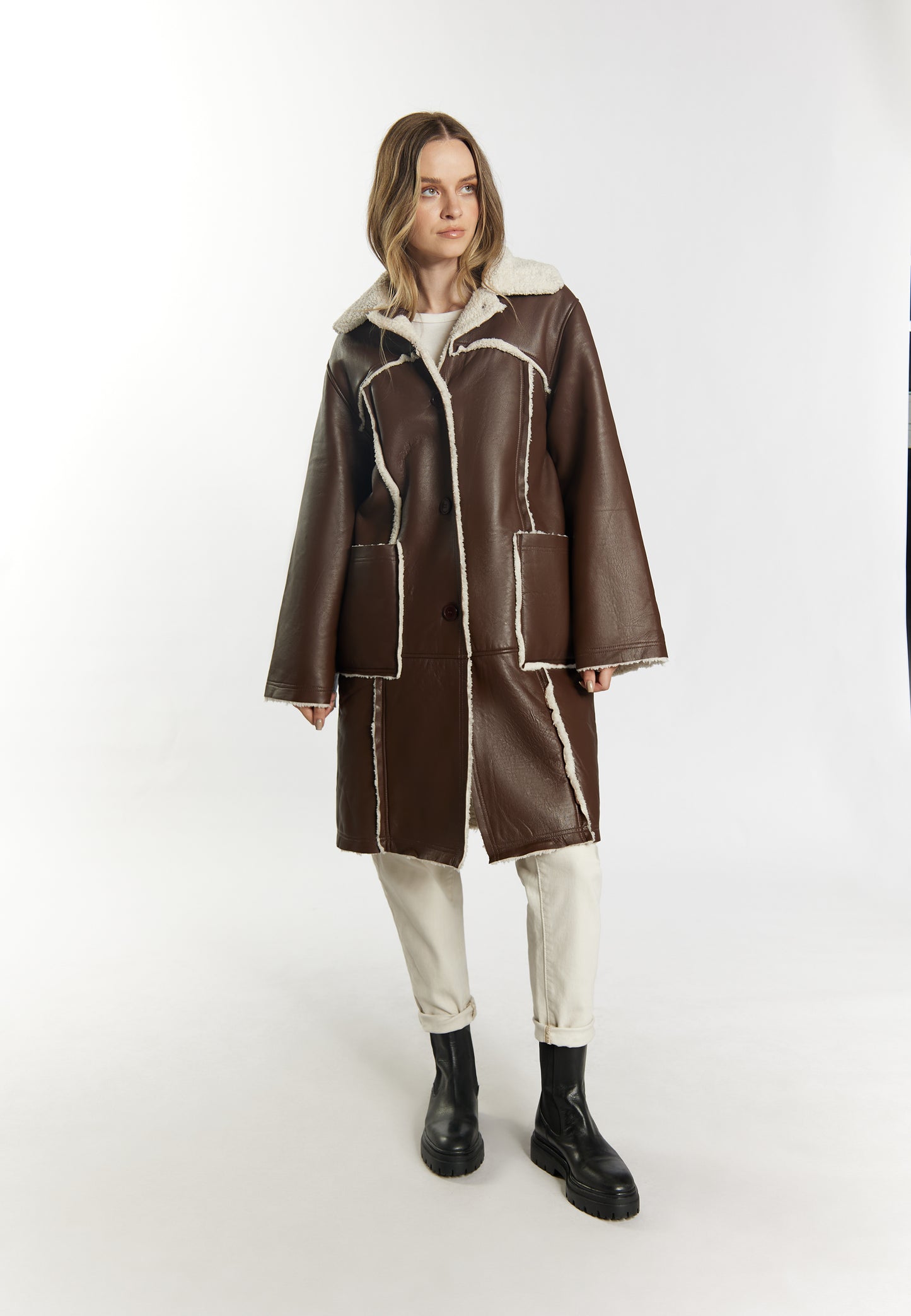 DreiMaster Vintage women's lamb Nappa coat