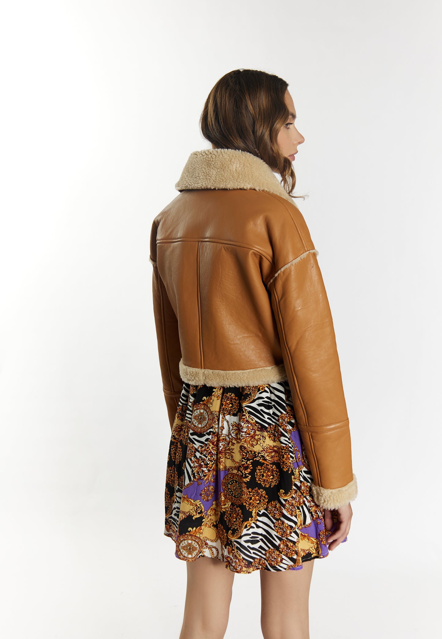 faina women's leather jacket
