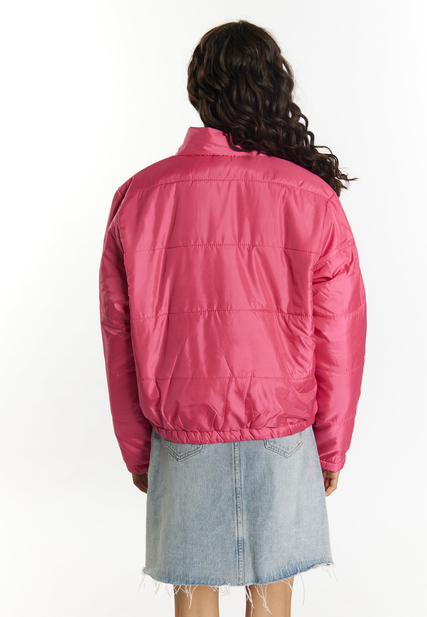 myMo women's lightly quilted bomber jacket