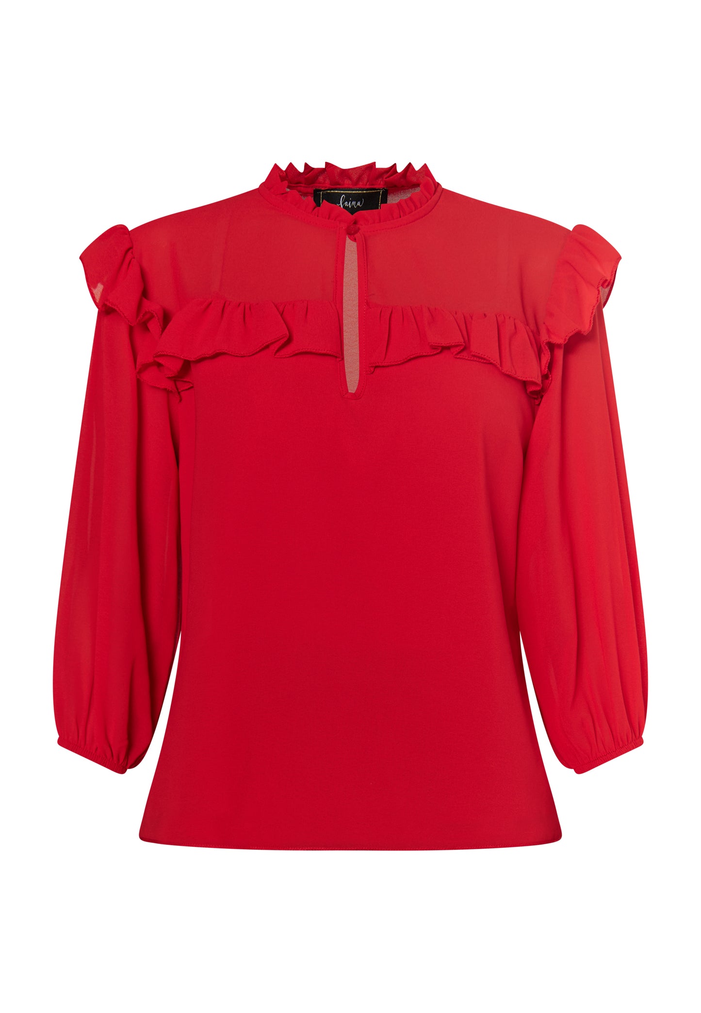 faina women's ruffle blouse