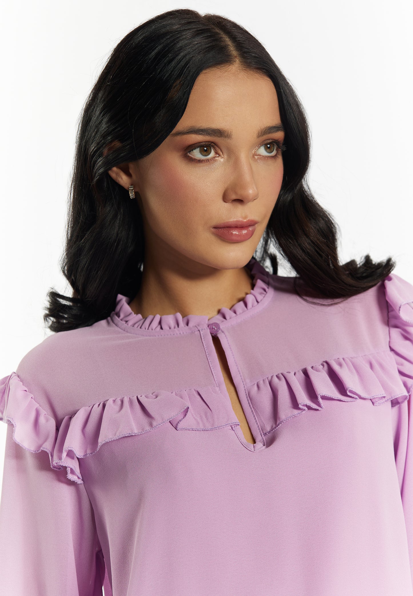 faina women's ruffle blouse