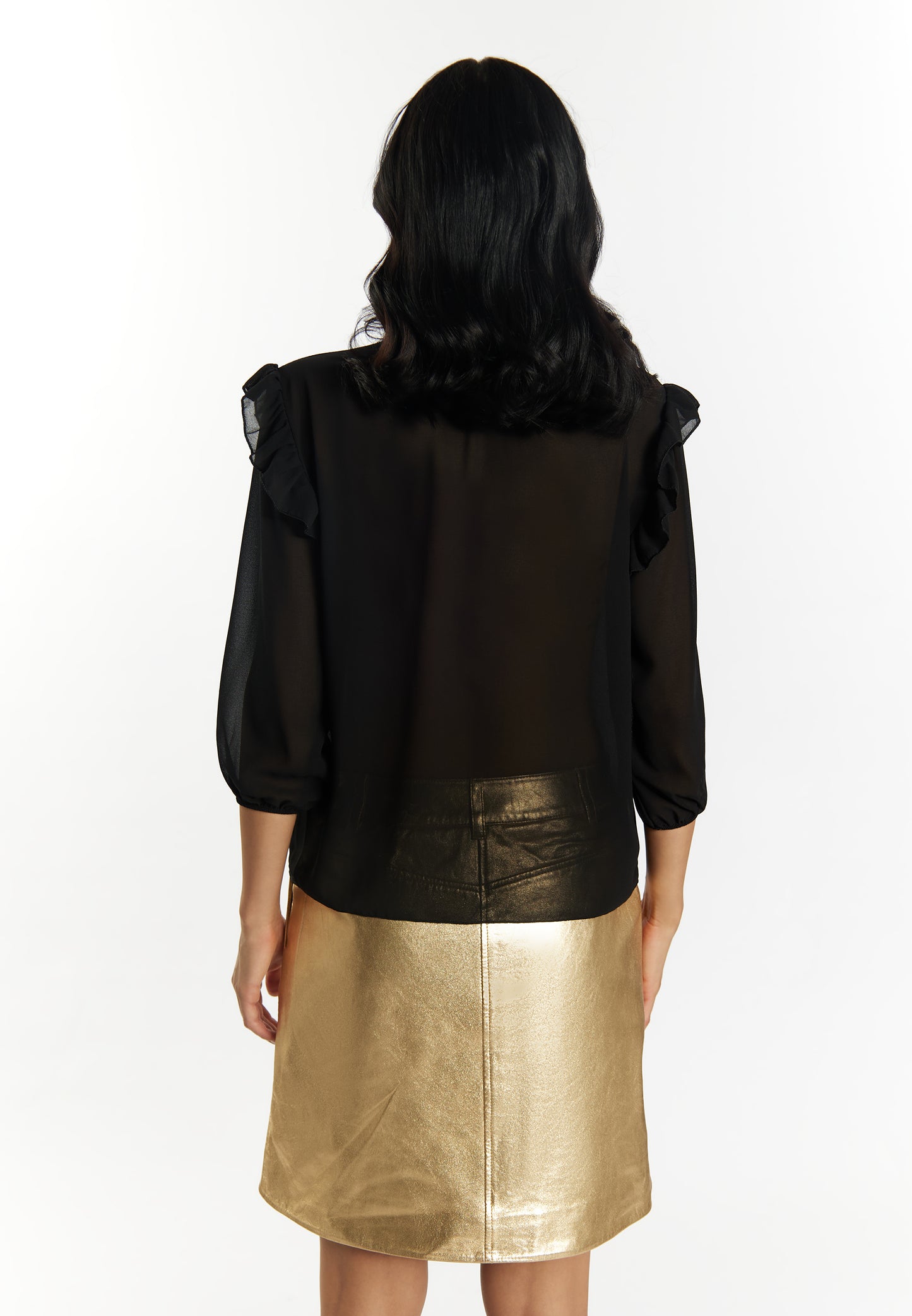 faina women's ruffle blouse