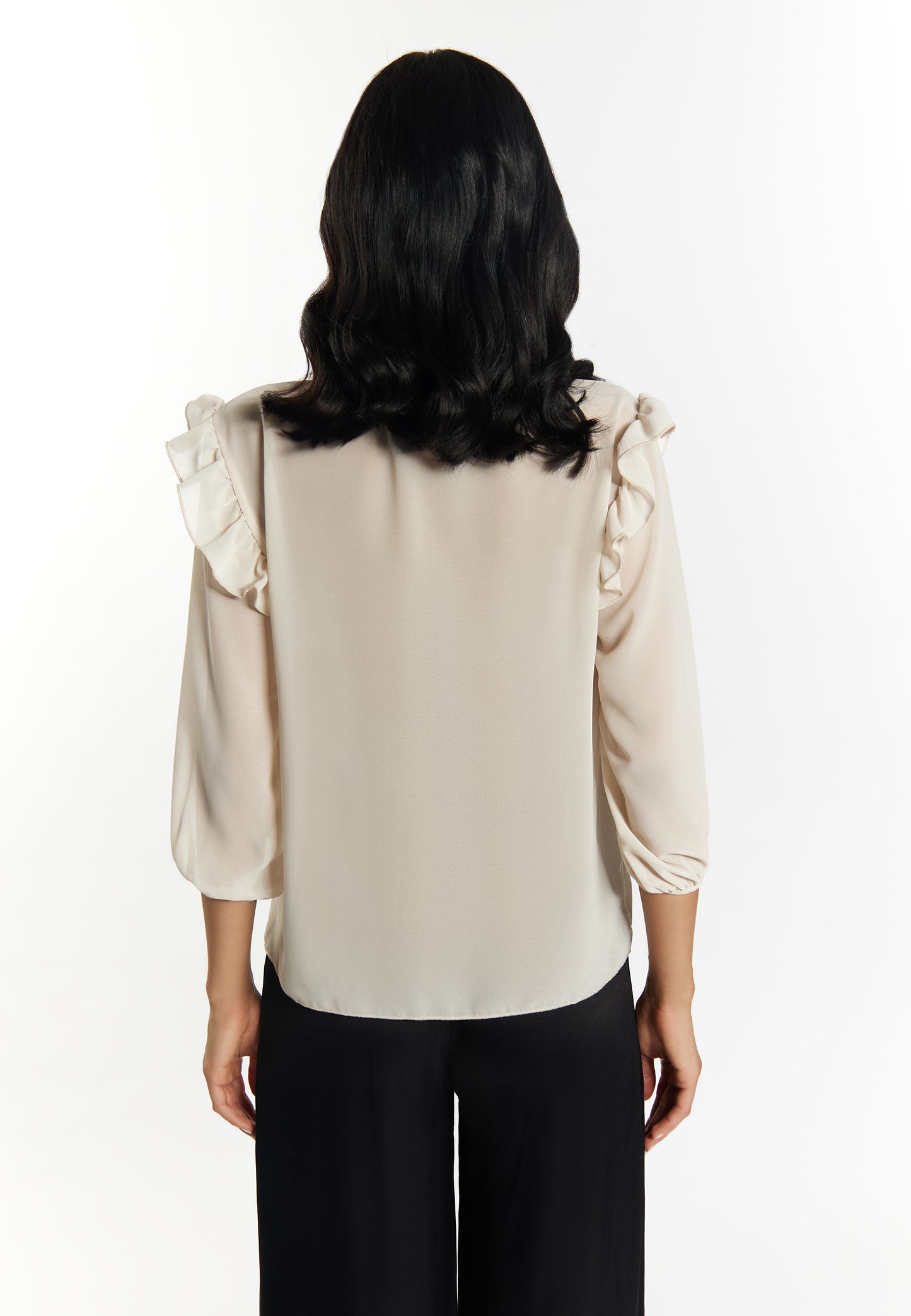 faina women's ruffle blouse