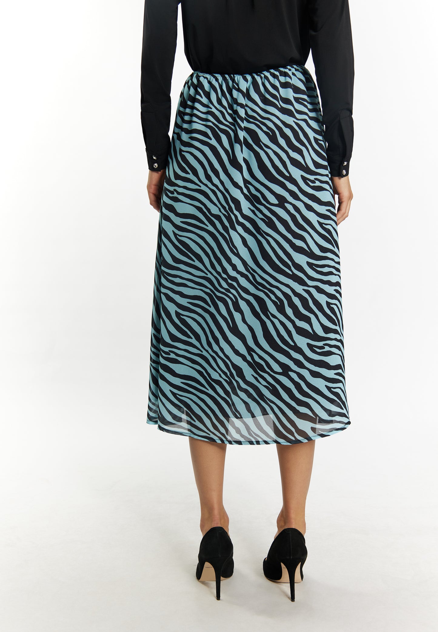faina women's zebra print skirt