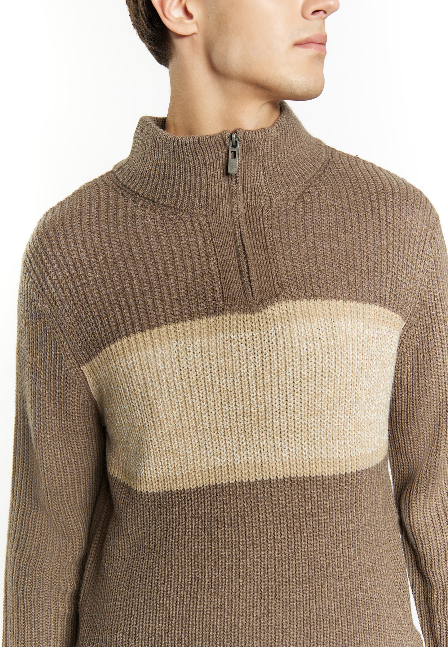 Mo men's chunky knit sweater