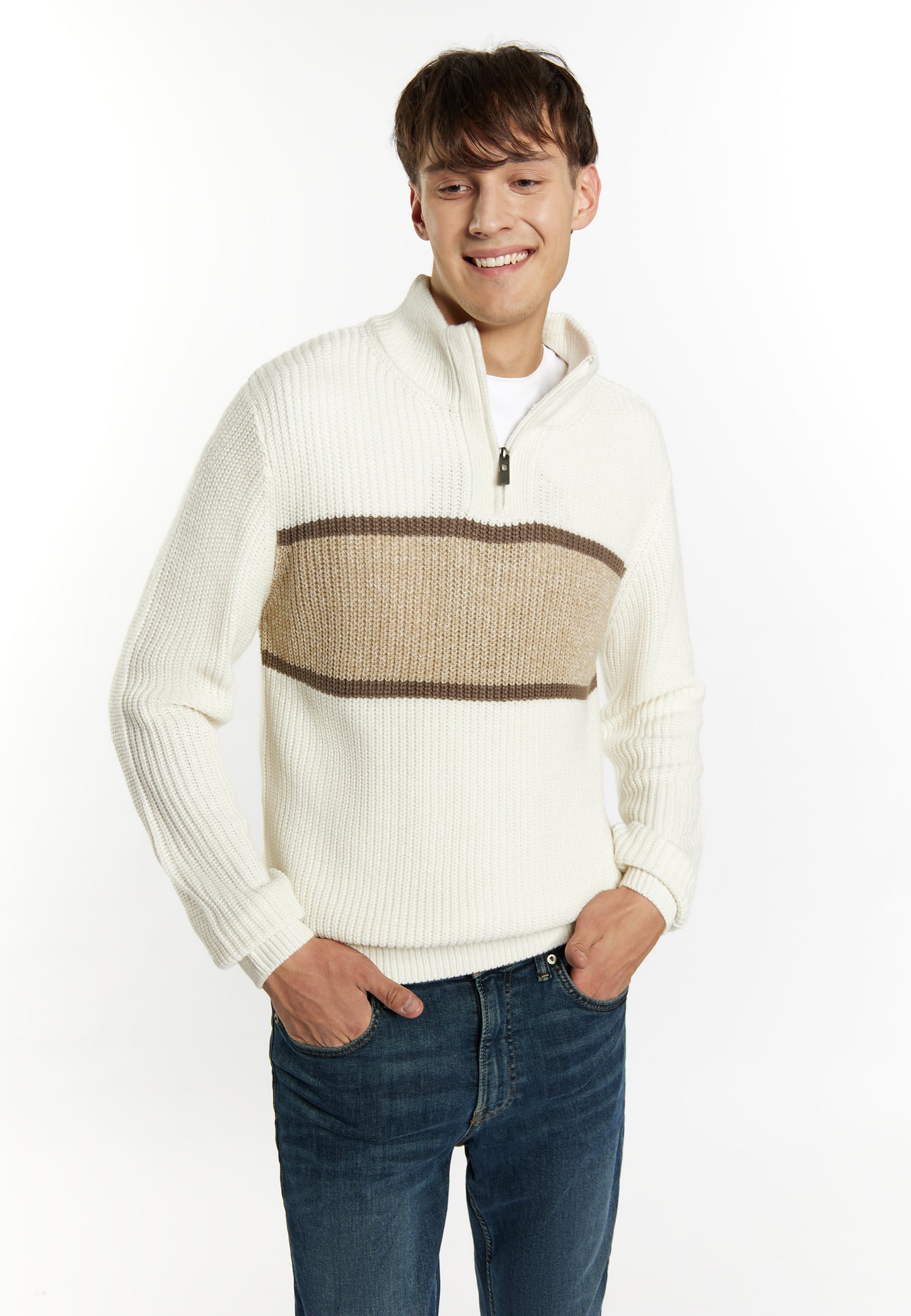 Mo men's chunky knit sweater