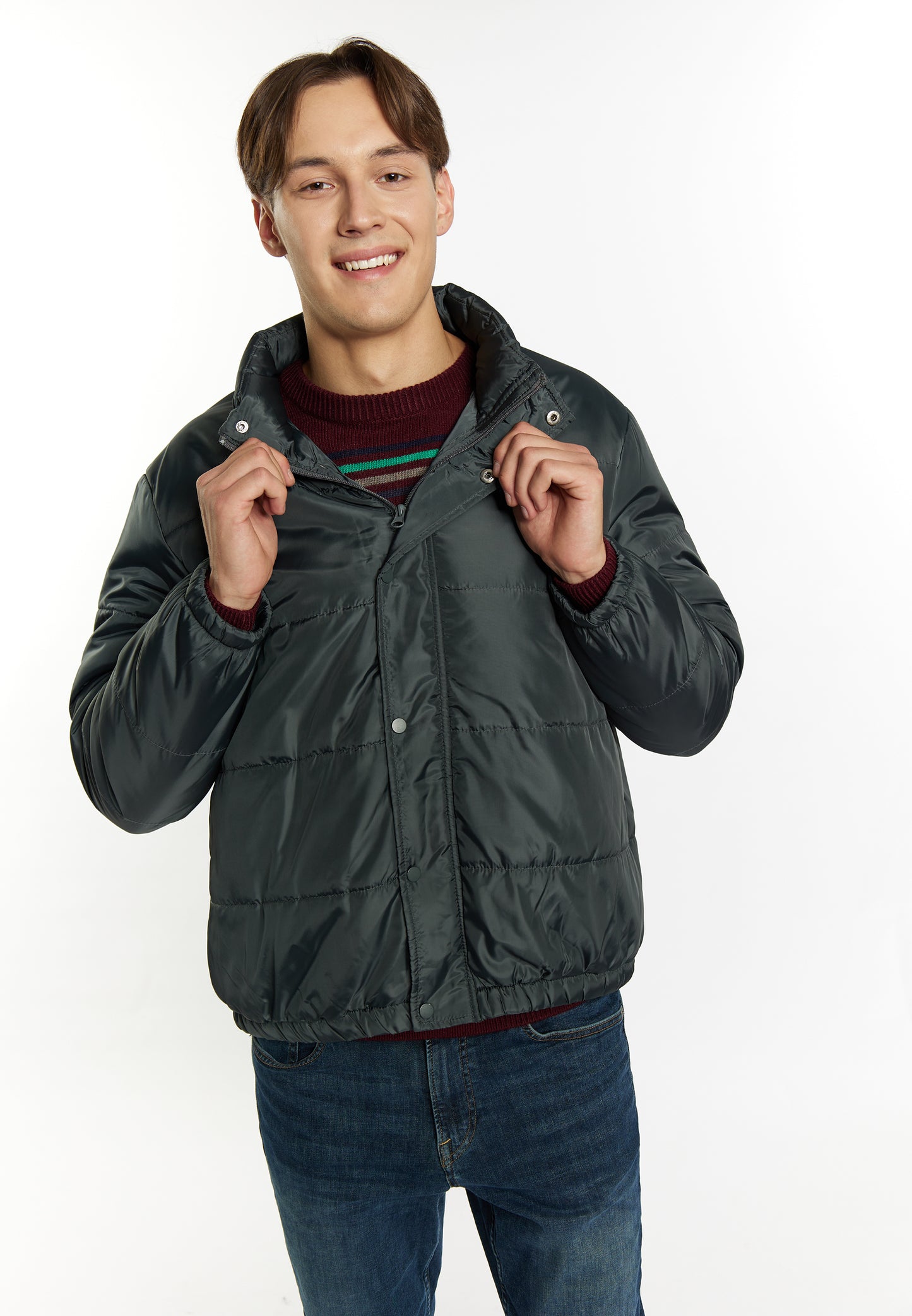 Mo men's lilightweight quilted jacket
