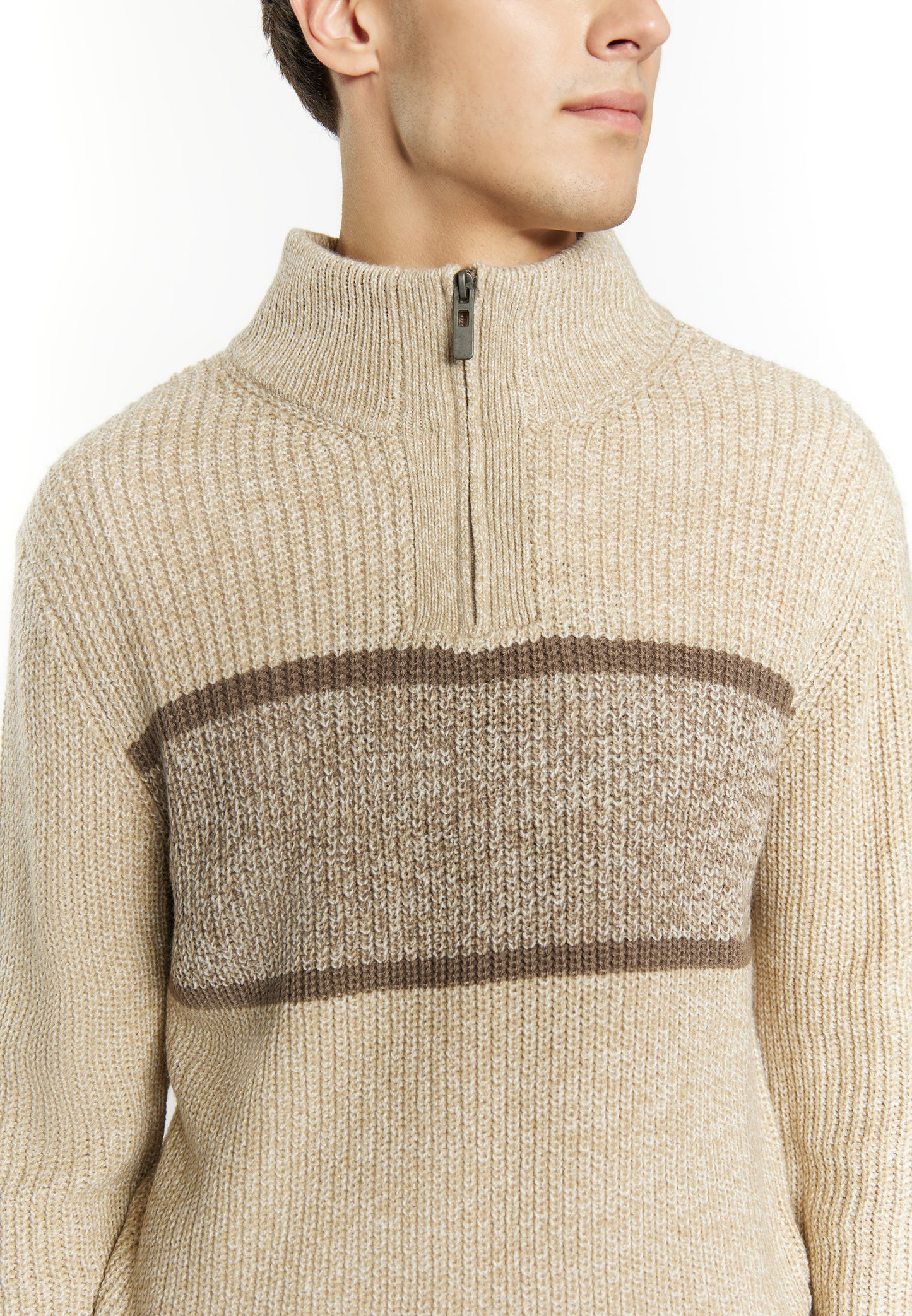 Mo men's chunky knit sweater