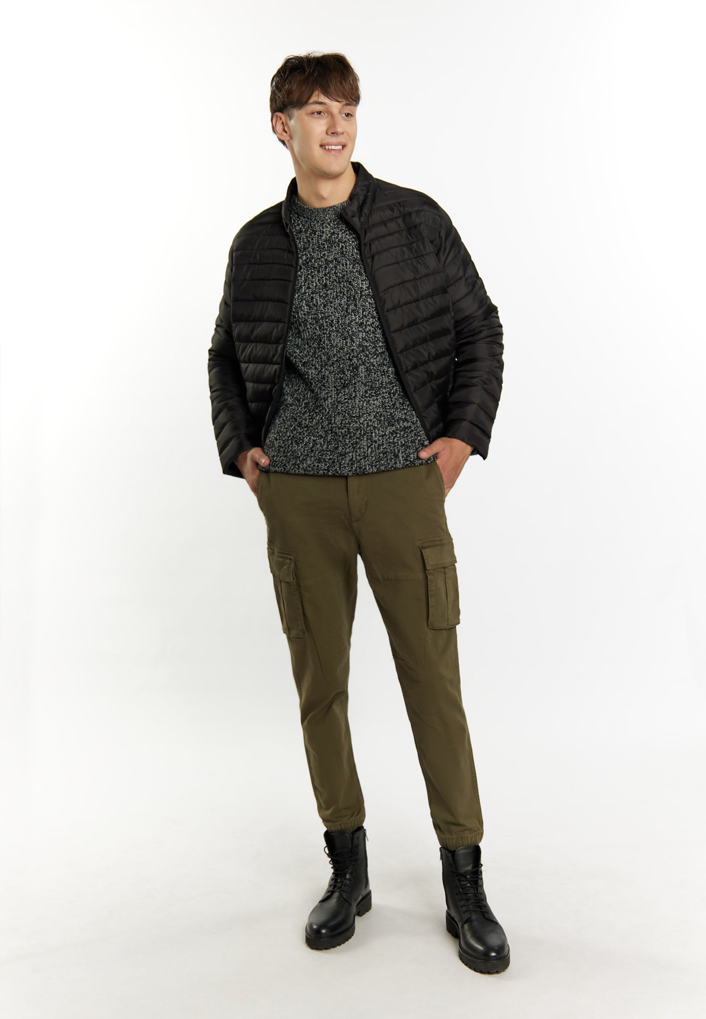 Mo men's lilightweight quilted jacket