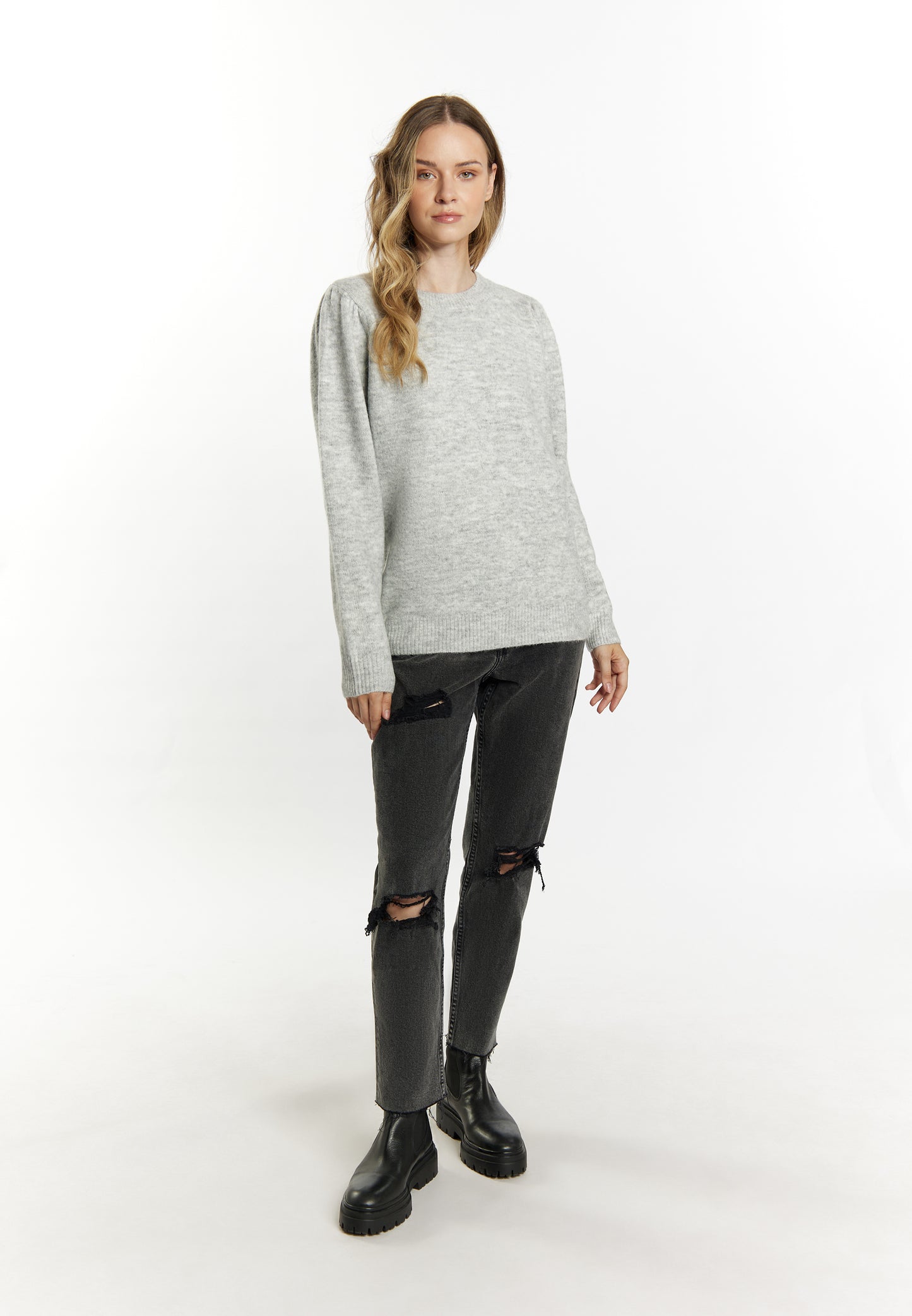 DreiMaster Vintage damski sweter dzianinowy