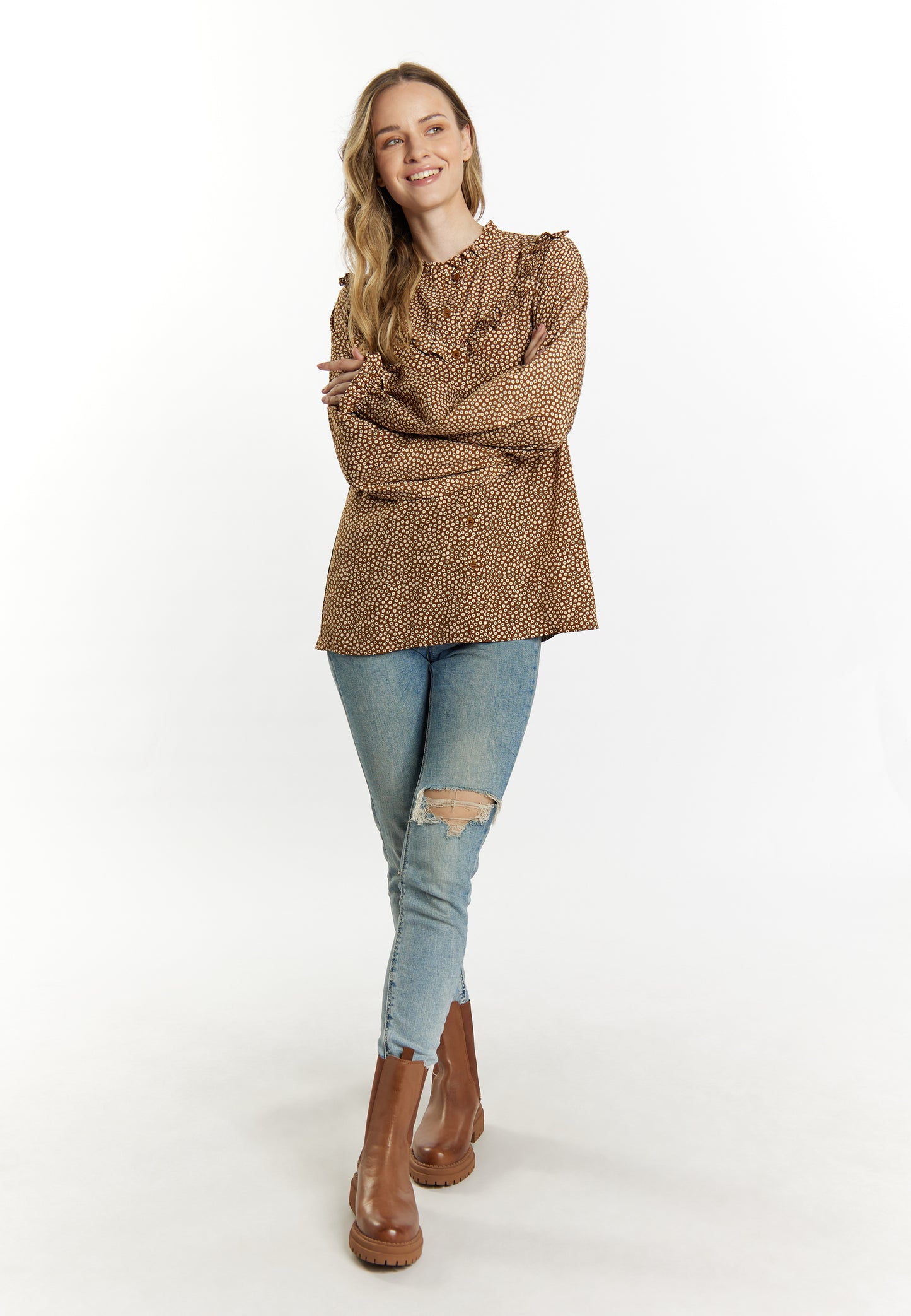 DreiMaster Vintage women's long sleeve blouse