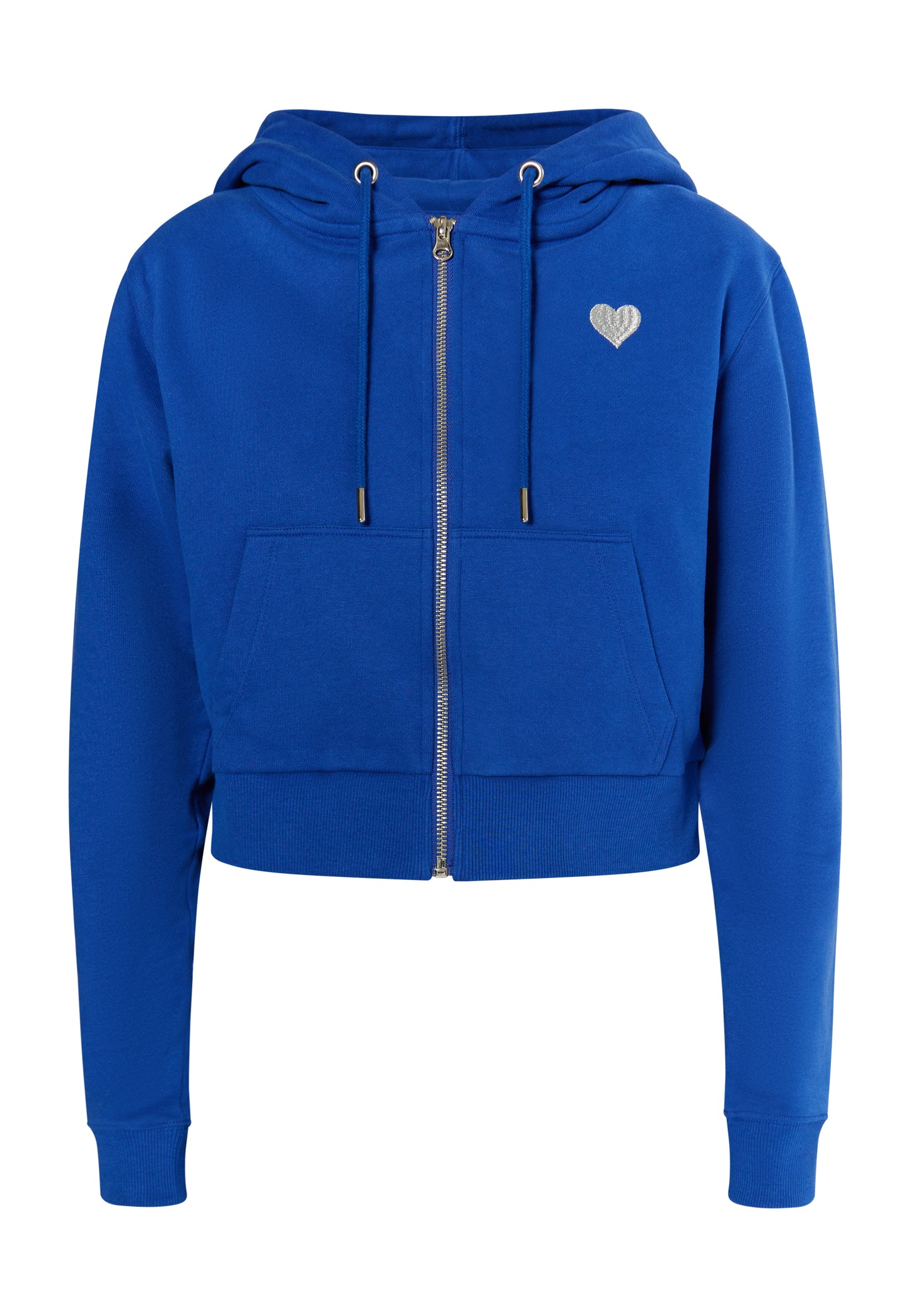myMo women's cropped zip hoodie