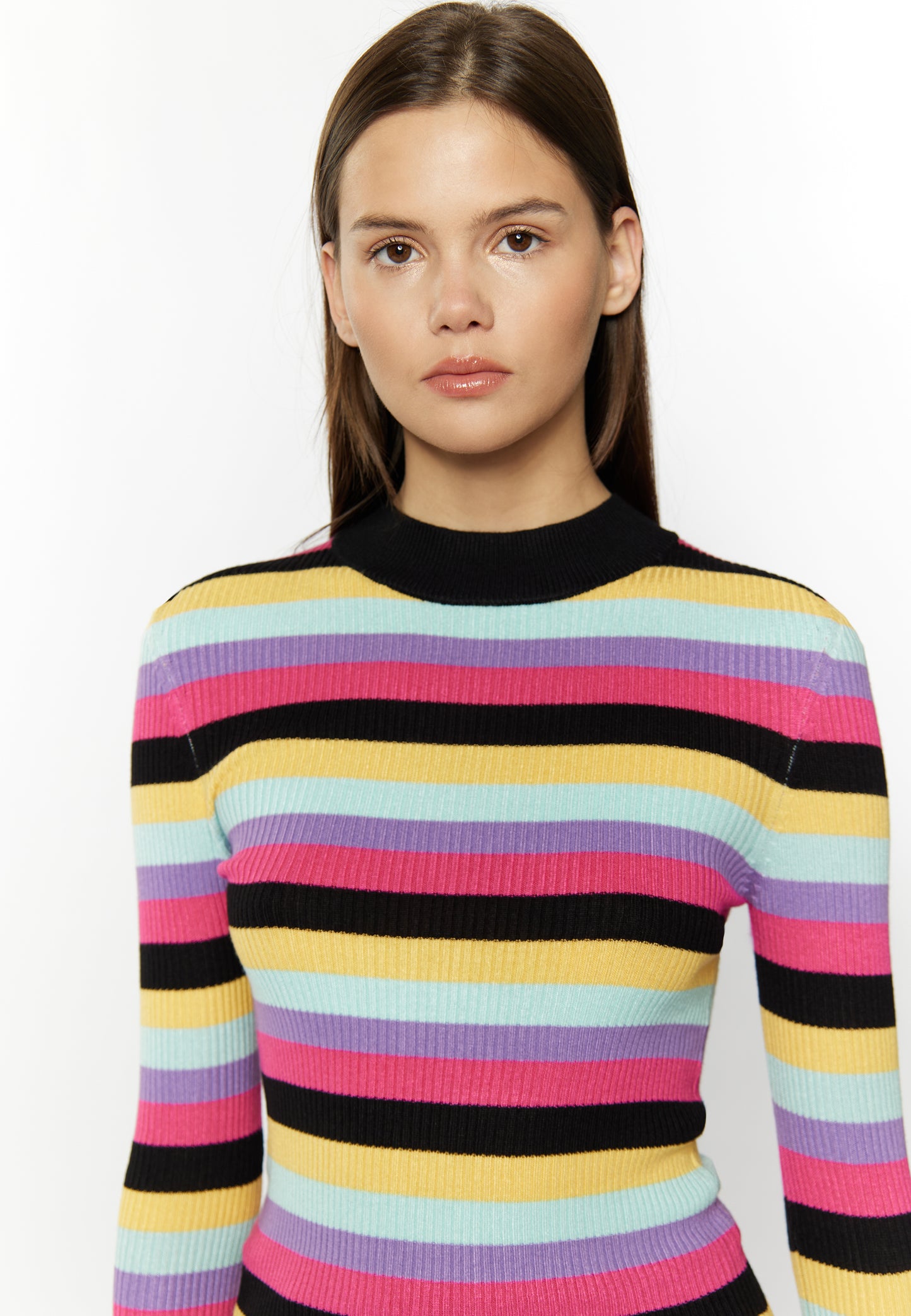 myMo women's rib knit sweater